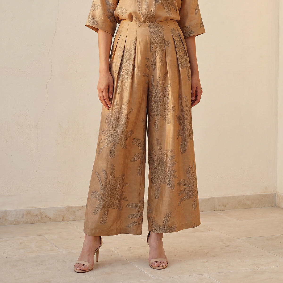 Printed Wide Leg Pants-women-clothing-bottoms-trousers-image-1