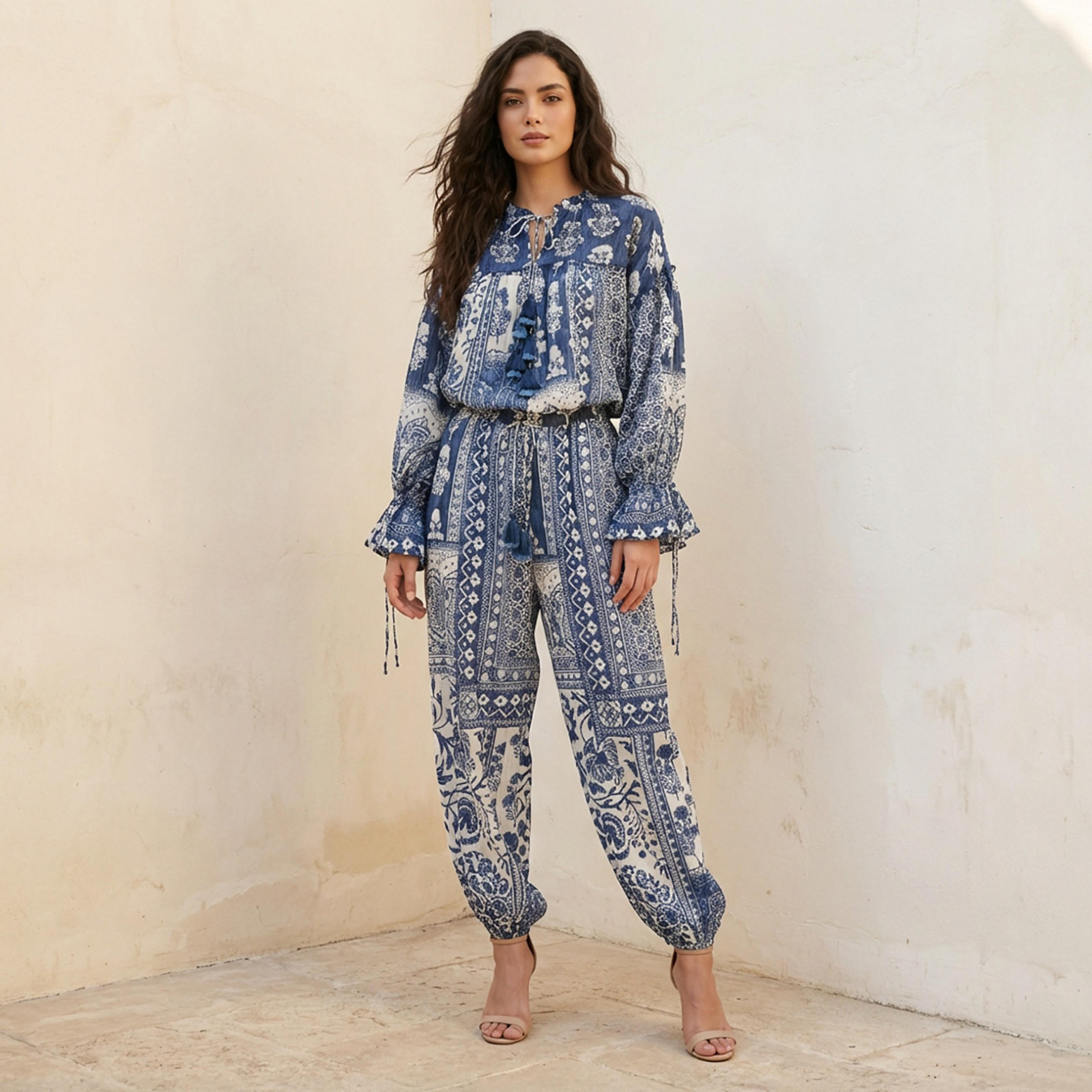 Regular Fit Printed Harem Pants-women-clothing-bottoms-trousers-image-3