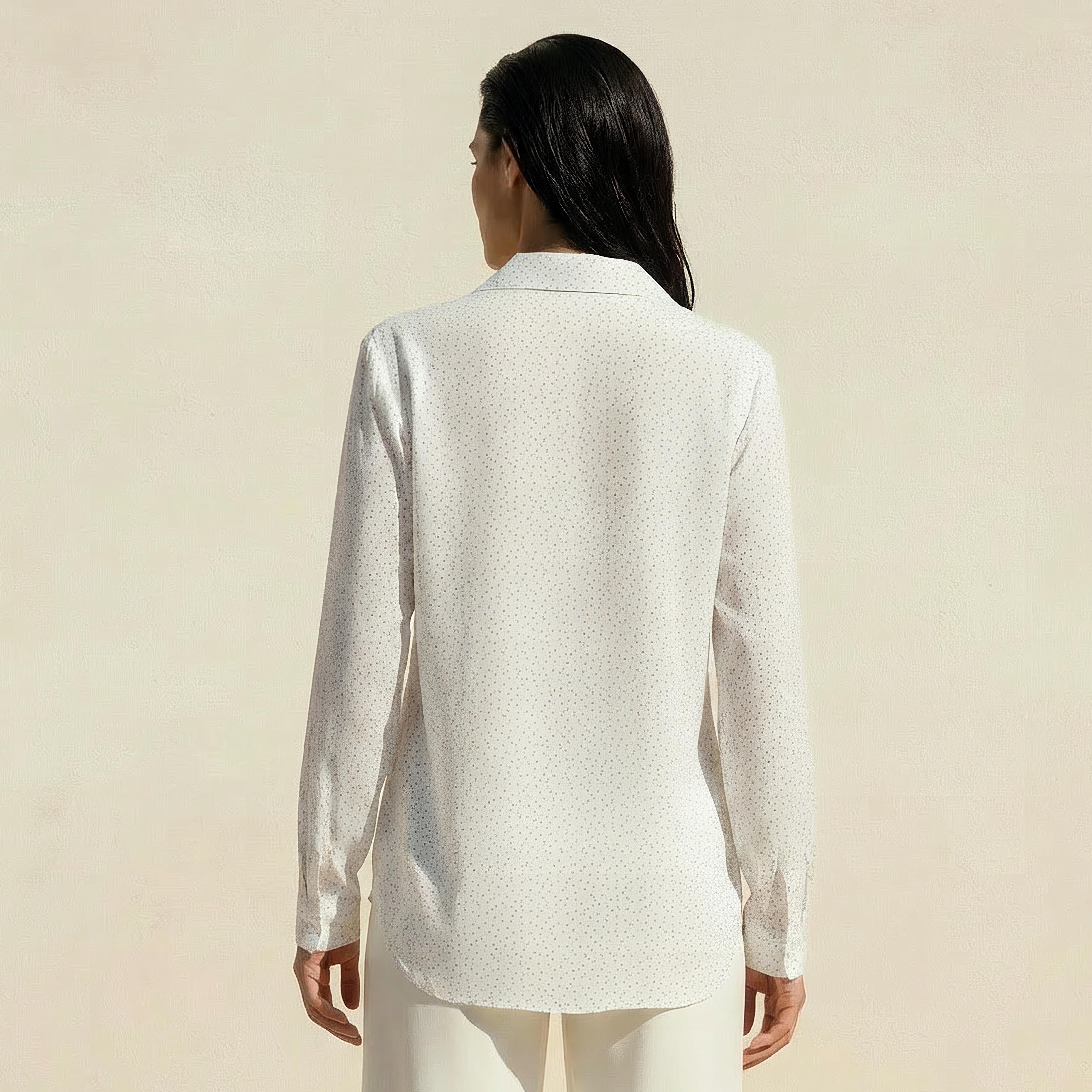 Relaxed Fit Shirt with Notch Collar-women-clothing-shirtsandblouses-shirts-image-4