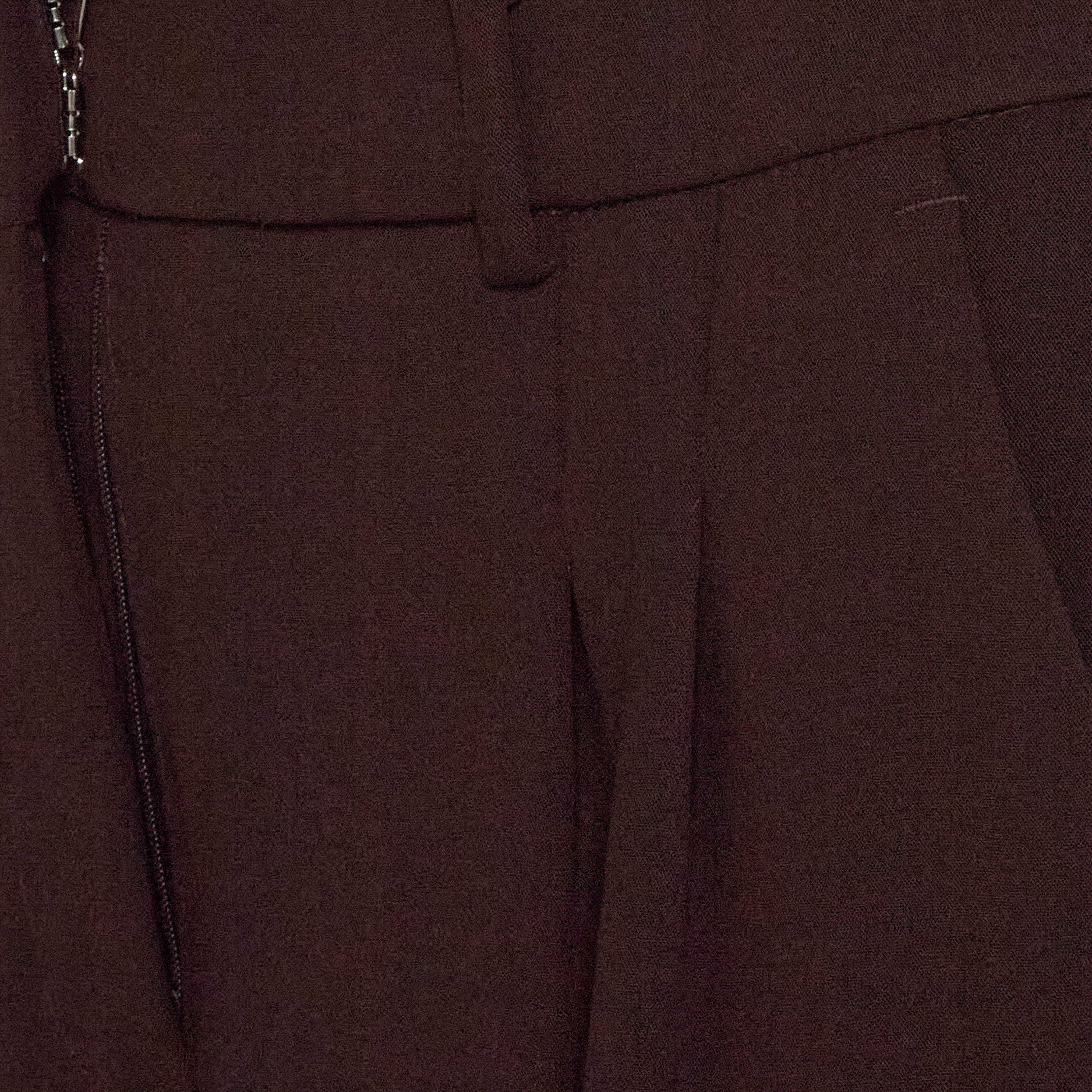 Regular Fit Pleated Pants-women-clothing-bottoms-trousers-image-2