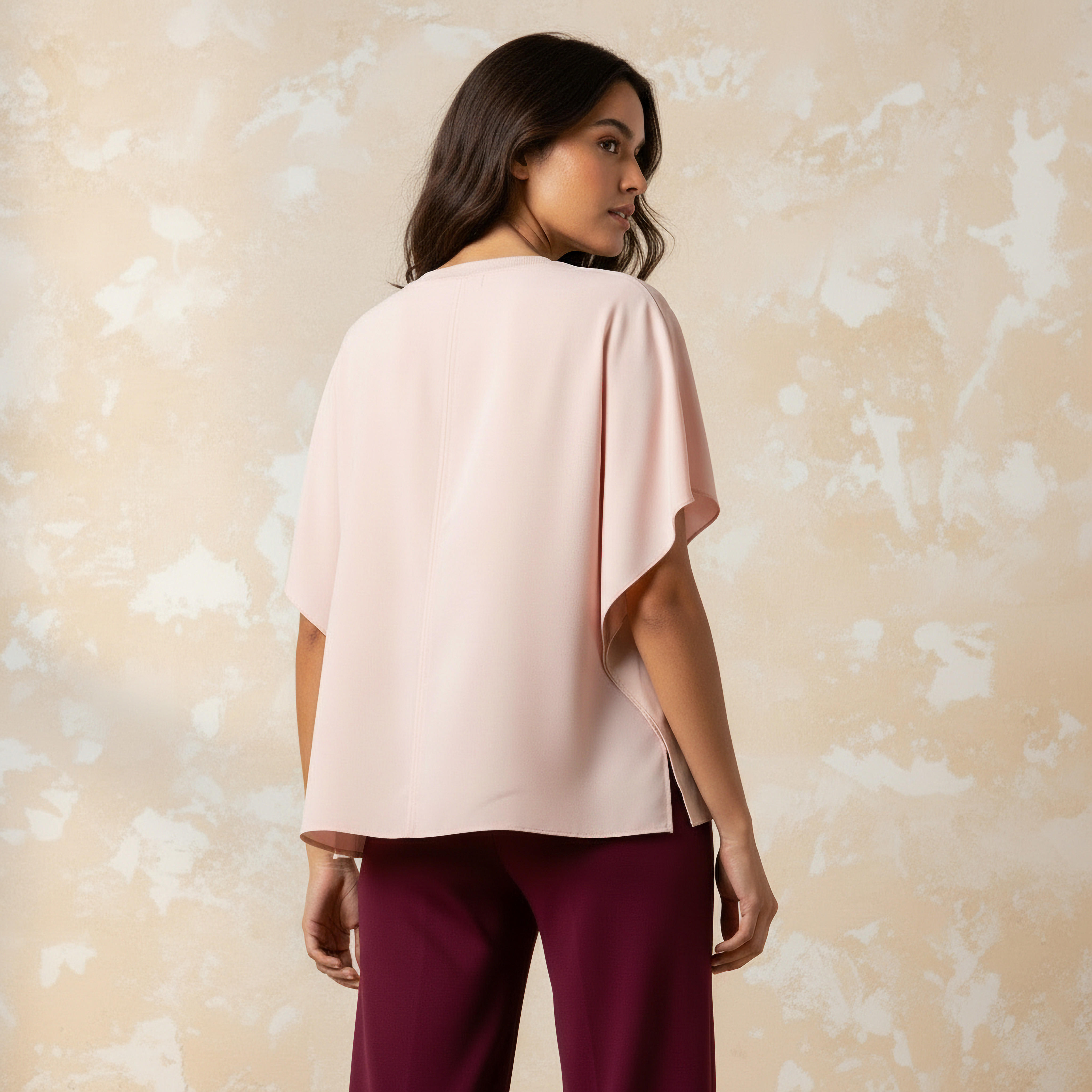 Kimono Sleeves Top with Cutout Detail-women-clothing-shirtsandblouses-blouses-image-4