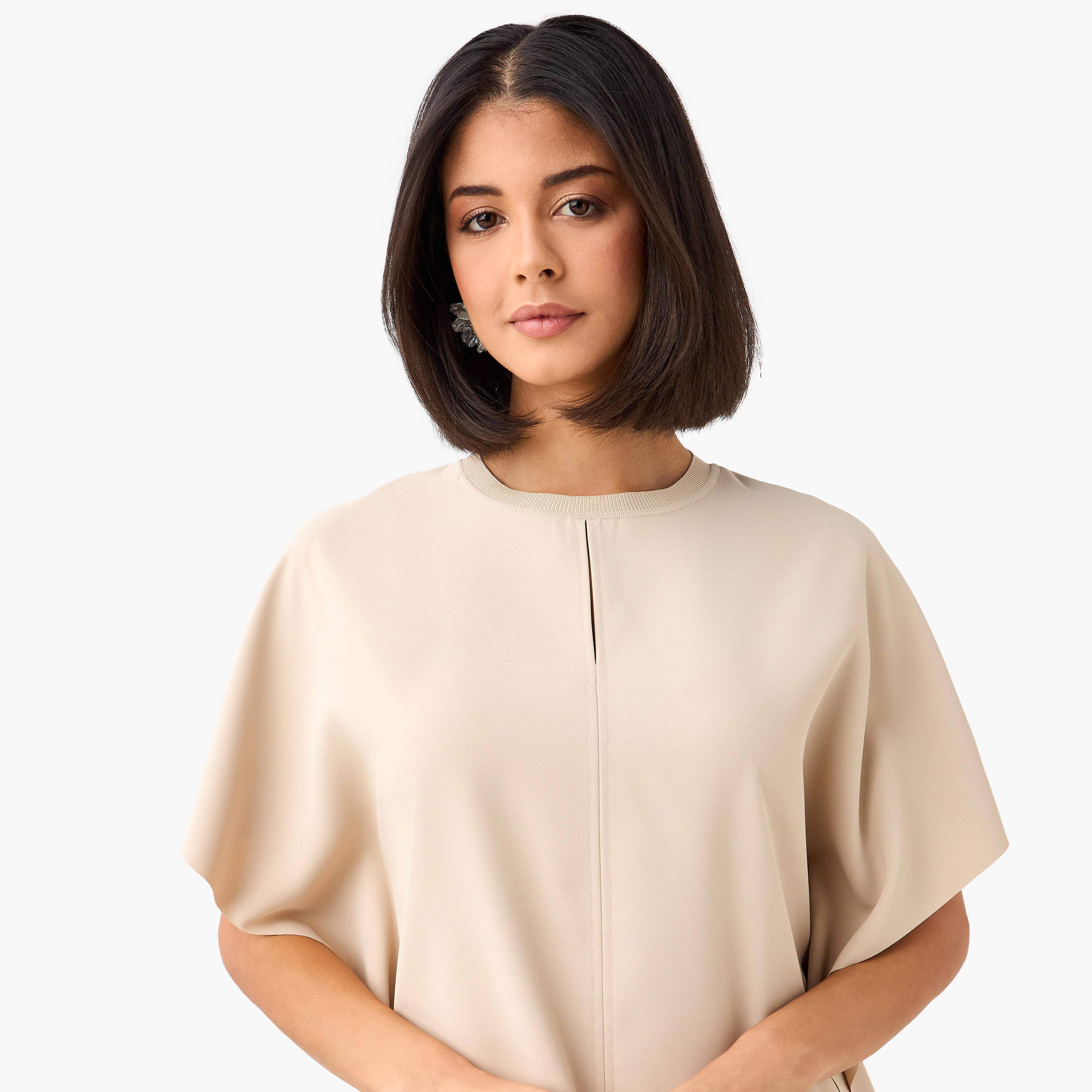 Kimono Sleeves Top with Cutout Detail-women-clothing-shirtsandblouses-blouses-image-5
