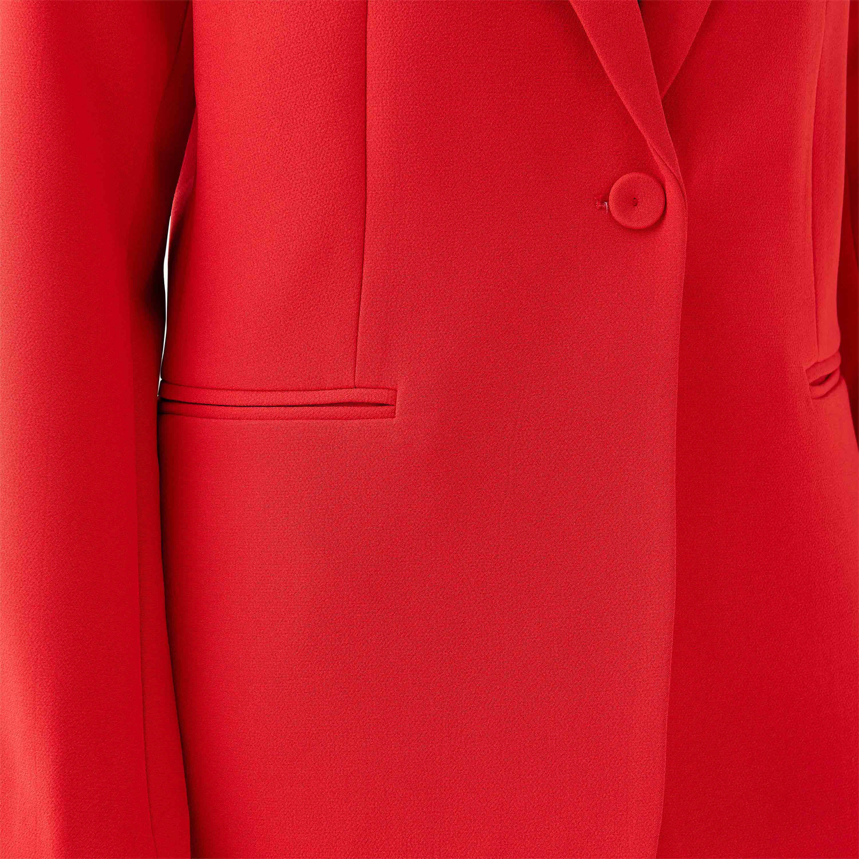 بليزر عادي بزر واحد وياقة مطوية-women-clothing-coatsandjackets-blazers-image-1