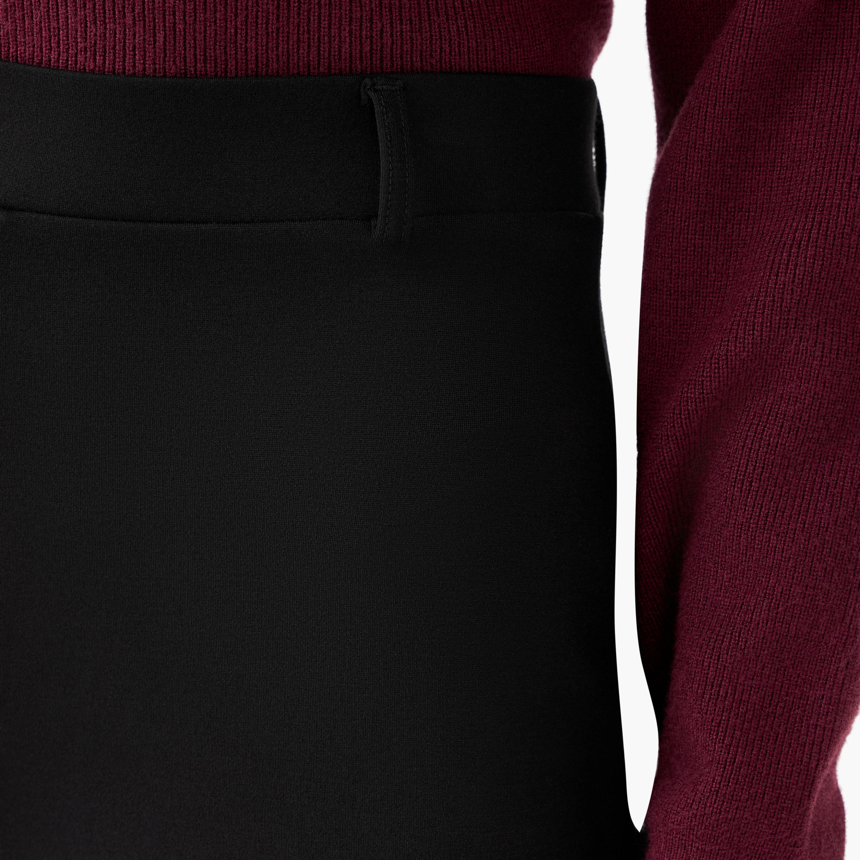 Regular Fit Trousers with Elasticated Waistband-women-clothing-bottoms-trousers-image-3