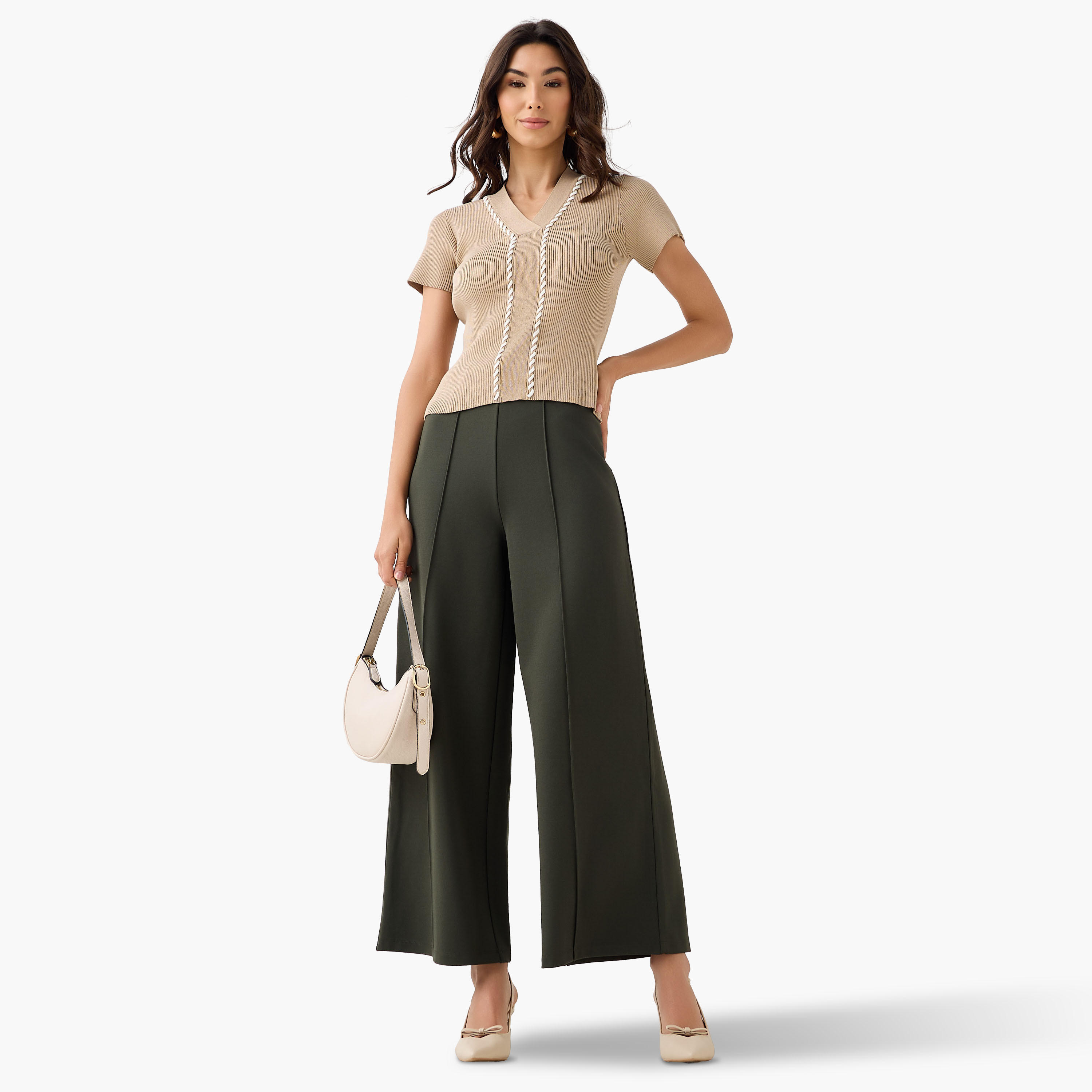 بنطلون واسع الساقين كامل الطول-women-clothing-bottoms-trousers-image-4