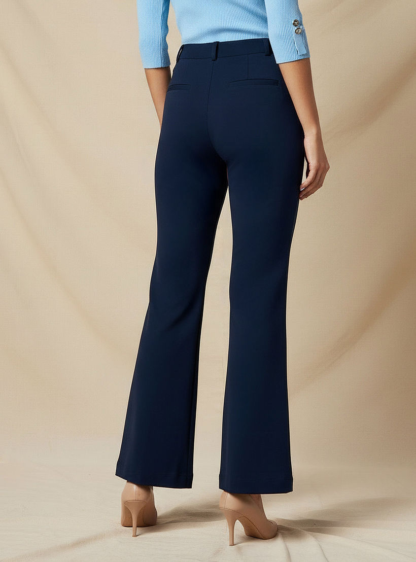 بنطلون بوت كت بخصر عالي وطول الكاحل-women-clothing-bottoms-trousers-image-3