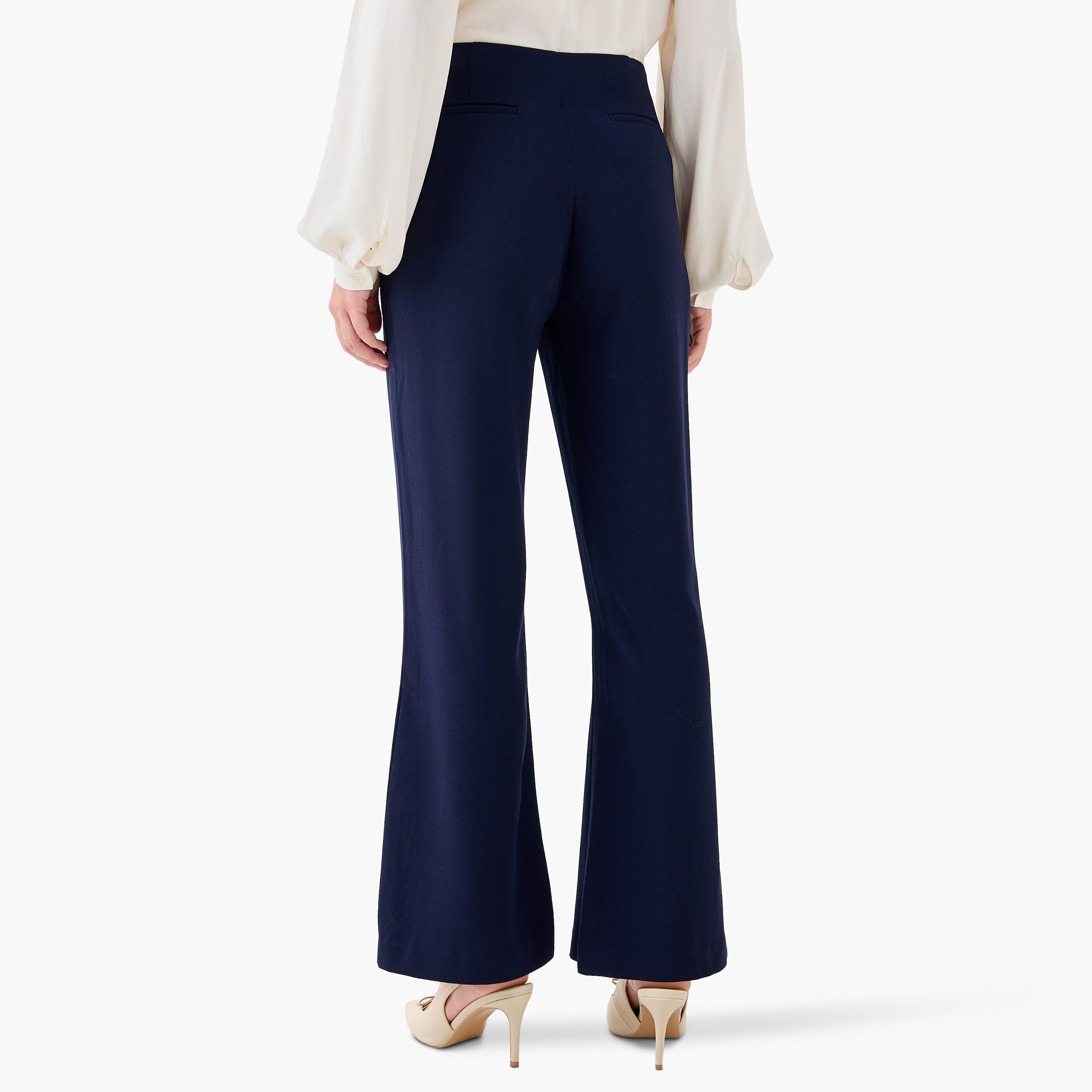 بنطلون بكسرات أمامية وقصة عادية-women-clothing-coordsets-image-3