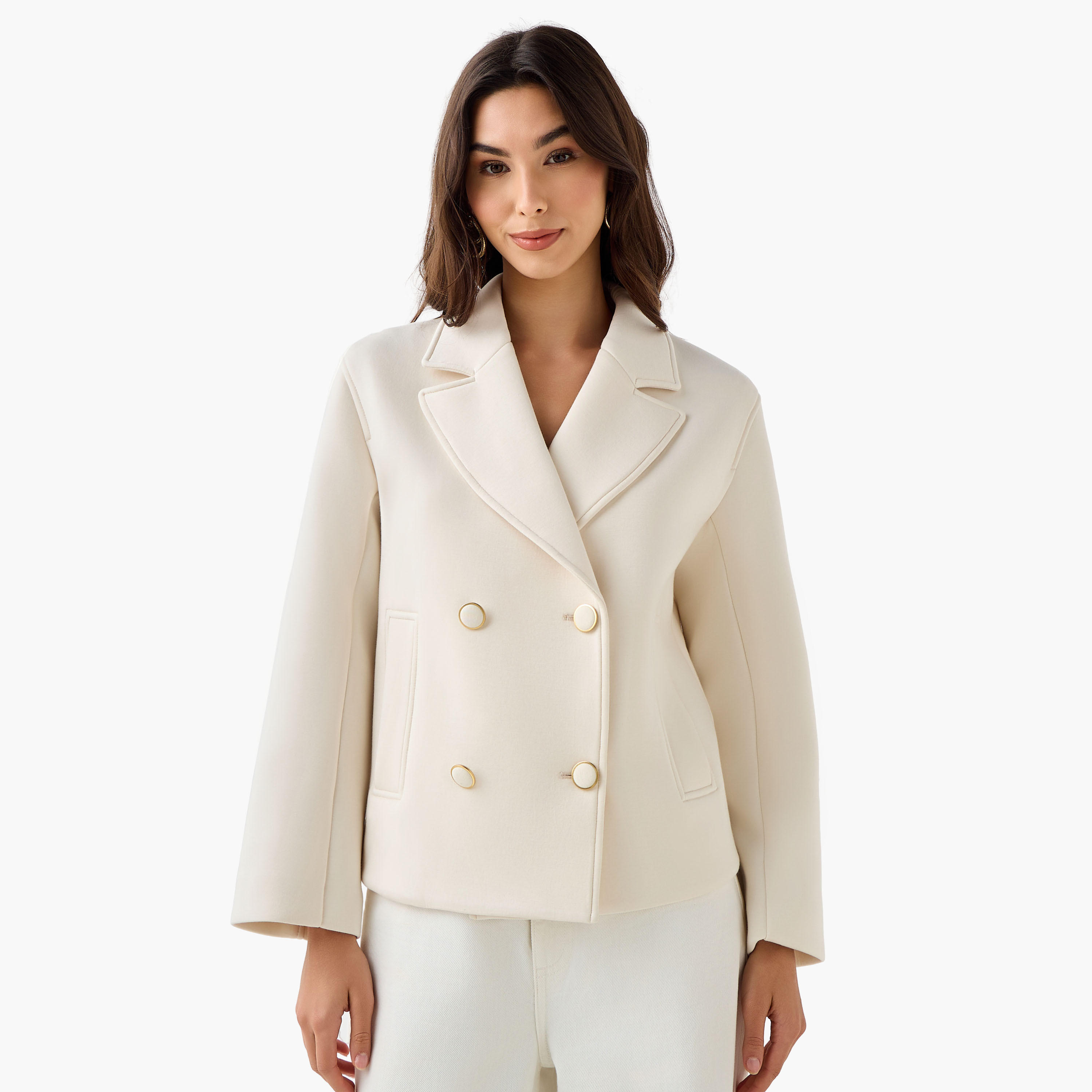 بليزر بقصّة عادية وياقة مطوية-women-clothing-coatsandjackets-blazers-image-5