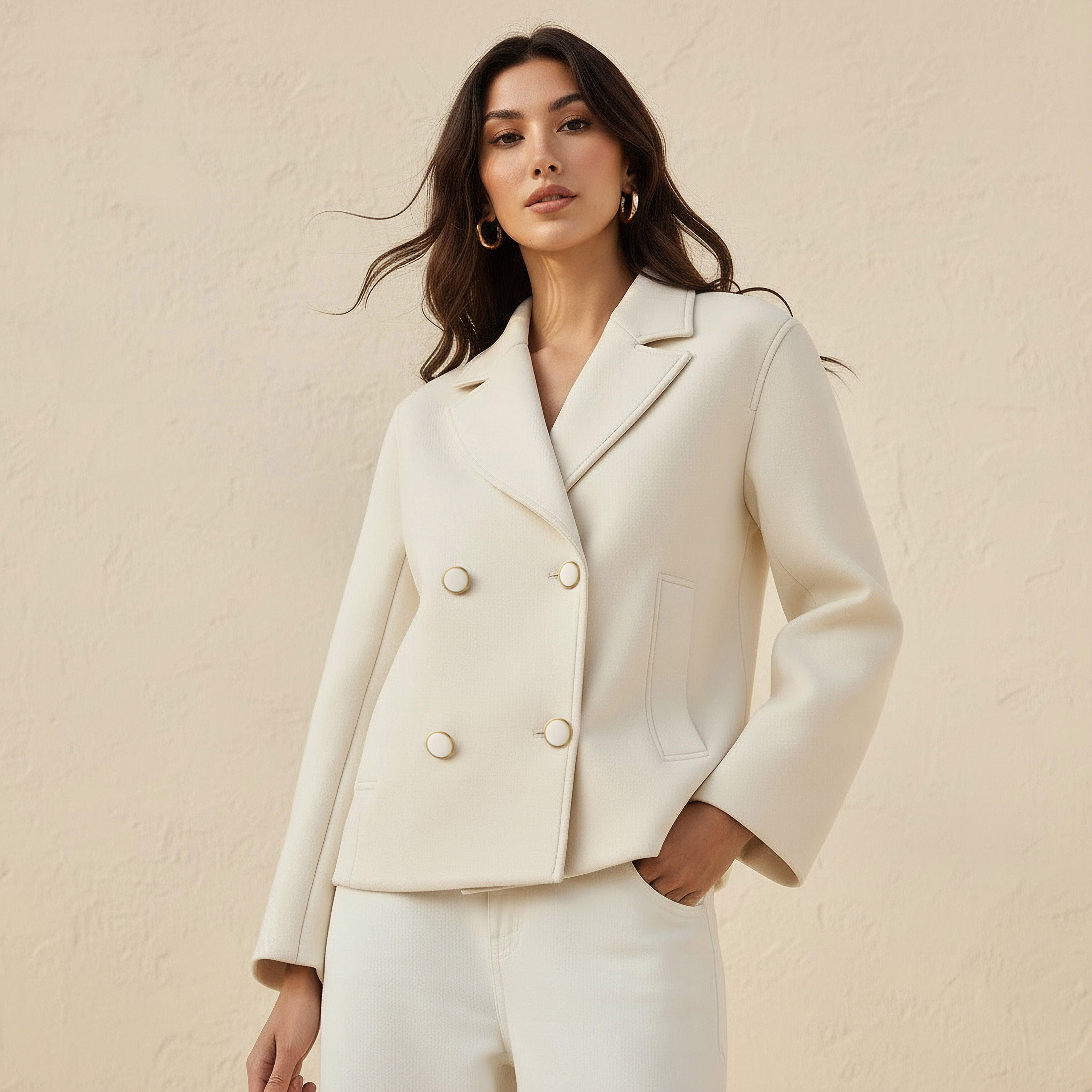 بليزر بقصّة عادية وياقة مطوية-women-clothing-coatsandjackets-blazers-image-7