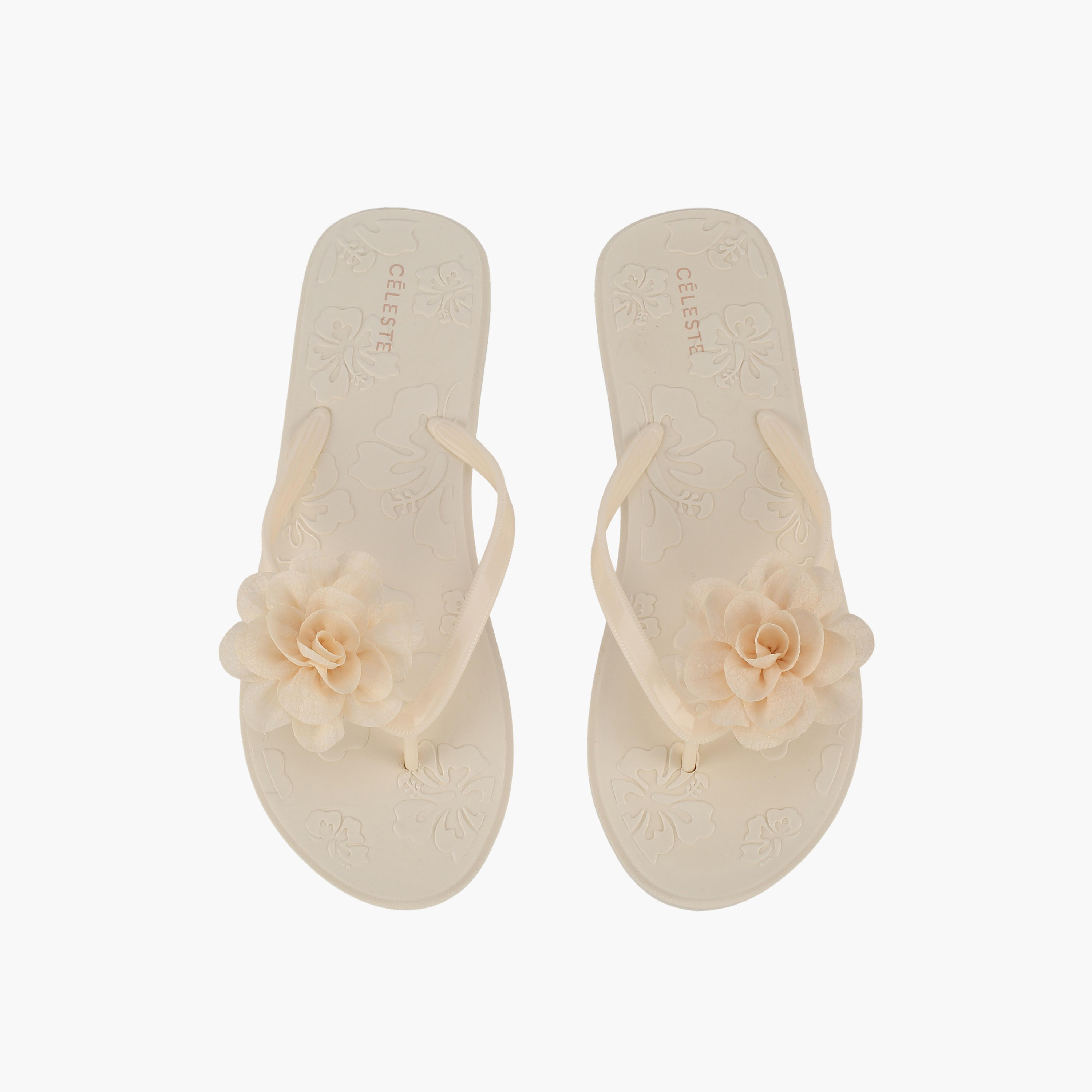 Celeste Women Floral Embossed Flip-Flops-women-shoes-flipflopsandslides-image-1