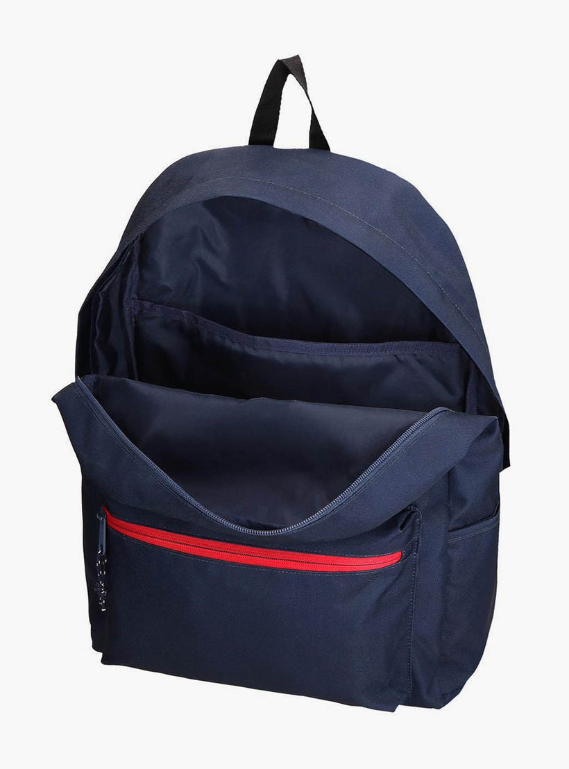 Reebok Logo Print School Backpack with Adjustable Straps and Zip Closure - 38x19x43 cm-school-bagsandbackpacks-backpacks-image-3
