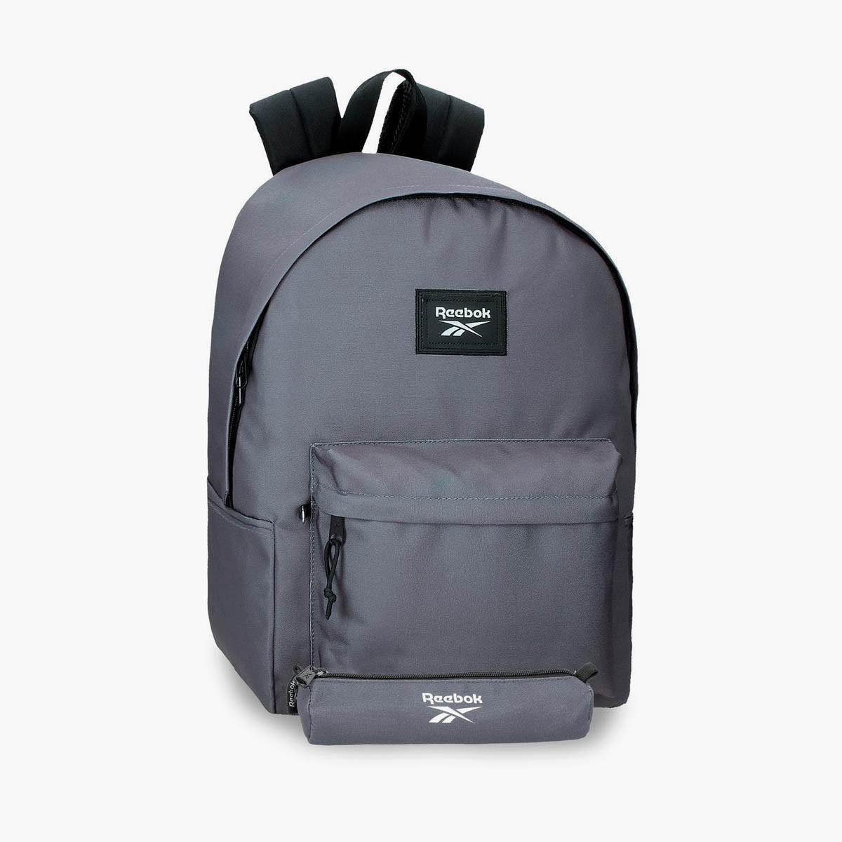 Reebok Logo Print School Backpack with Adjustable Straps and Zip Closure - 38x19x43 cm-school-bagsandbackpacks-backpacks-image-1