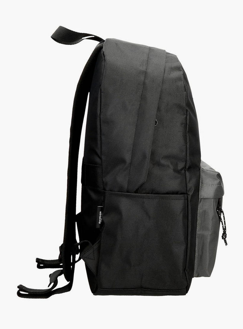Reebok Logo Print School Backpack with Adjustable Straps and Zip Closure - 38x19x43 cm-school-bagsandbackpacks-backpacks-image-2