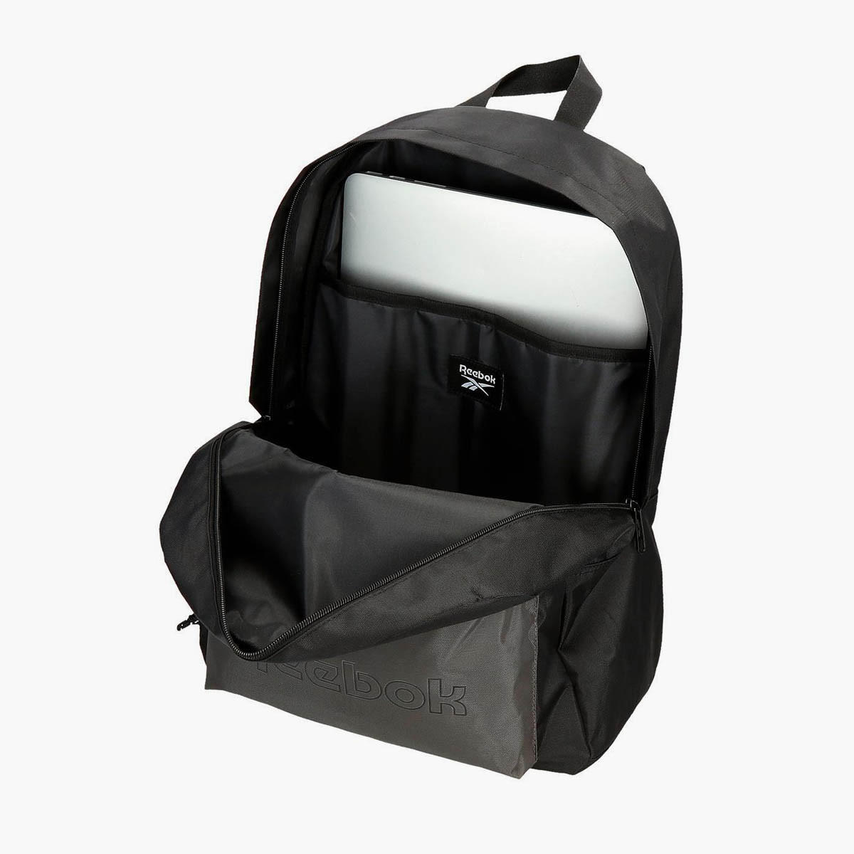 Reebok Logo Print School Backpack with Adjustable Straps and Zip Closure - 38x19x43 cm-school-bagsandbackpacks-backpacks-image-4