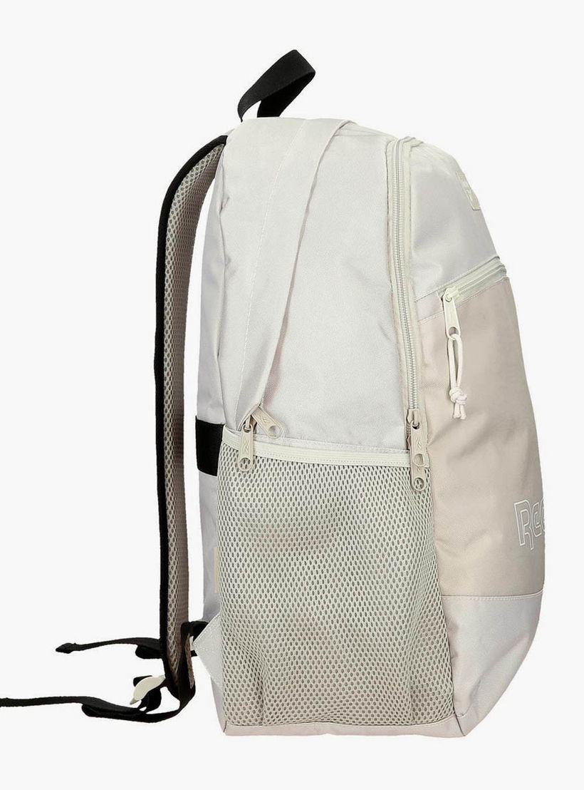Reebok Logo Print School Backpack with Adjustable Straps and Zip Closure - 38x19x43 cm-school-bagsandbackpacks-backpacks-image-2