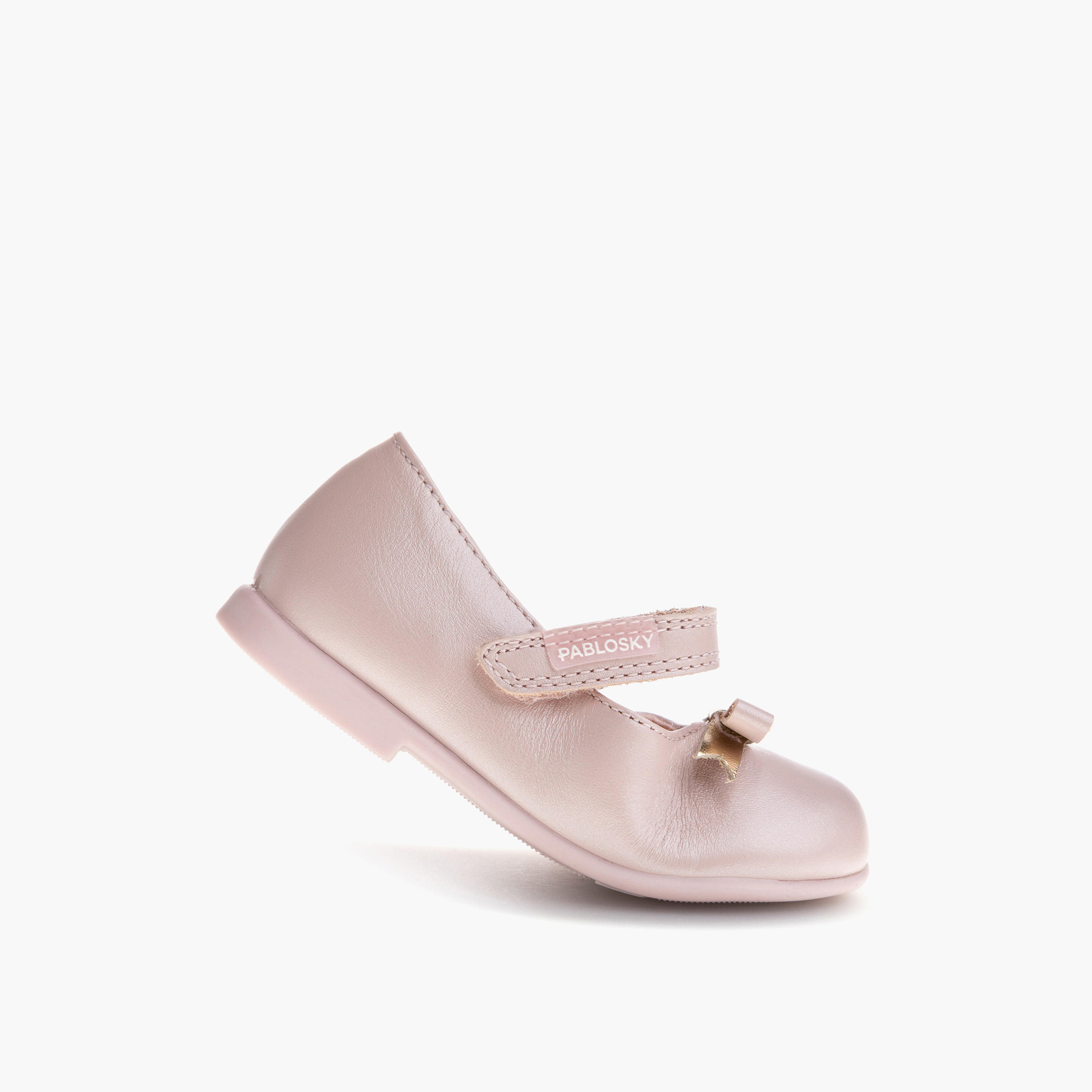 Pablosky Girls' Bow Accent Mary Jane Shoes with Hook and Loop Closure-girls-shoes-maryjanes-image-5