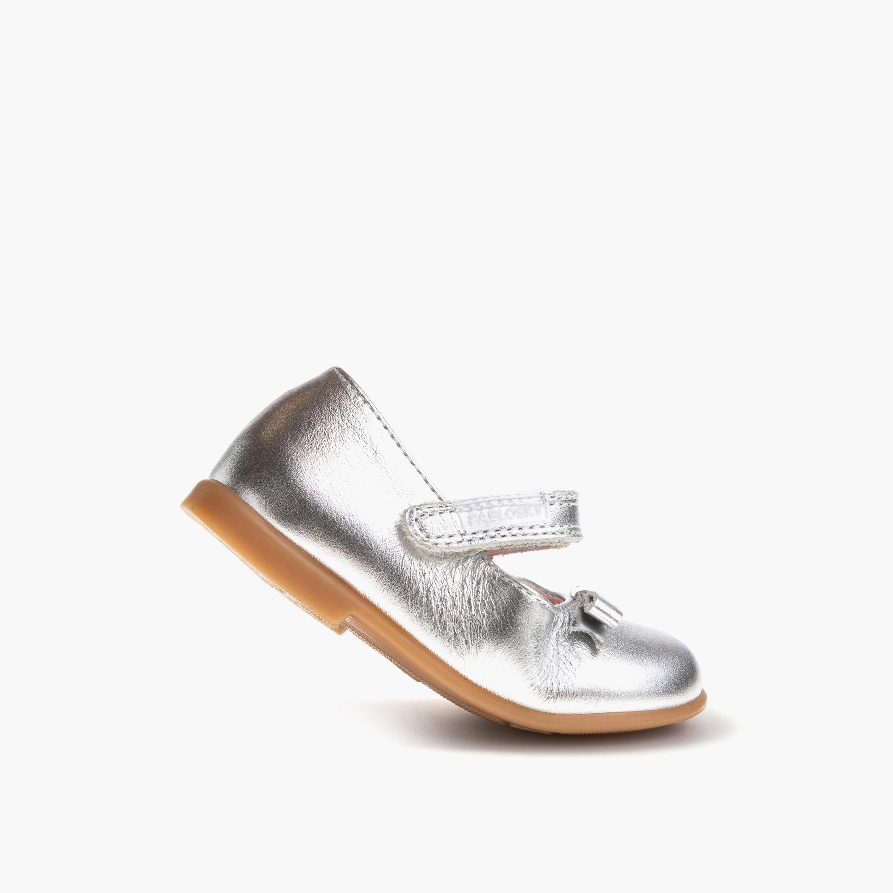 Pablosky Girls' Bow Accent Mary Jane Shoes with Hook and Loop Closure-girls-shoes-maryjanes-image-5