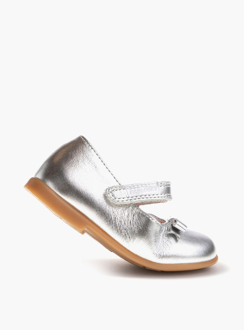 Pablosky Girls' Bow Accent Mary Jane Shoes with Hook and Loop Closure-girls-shoes-maryjanes-image-5