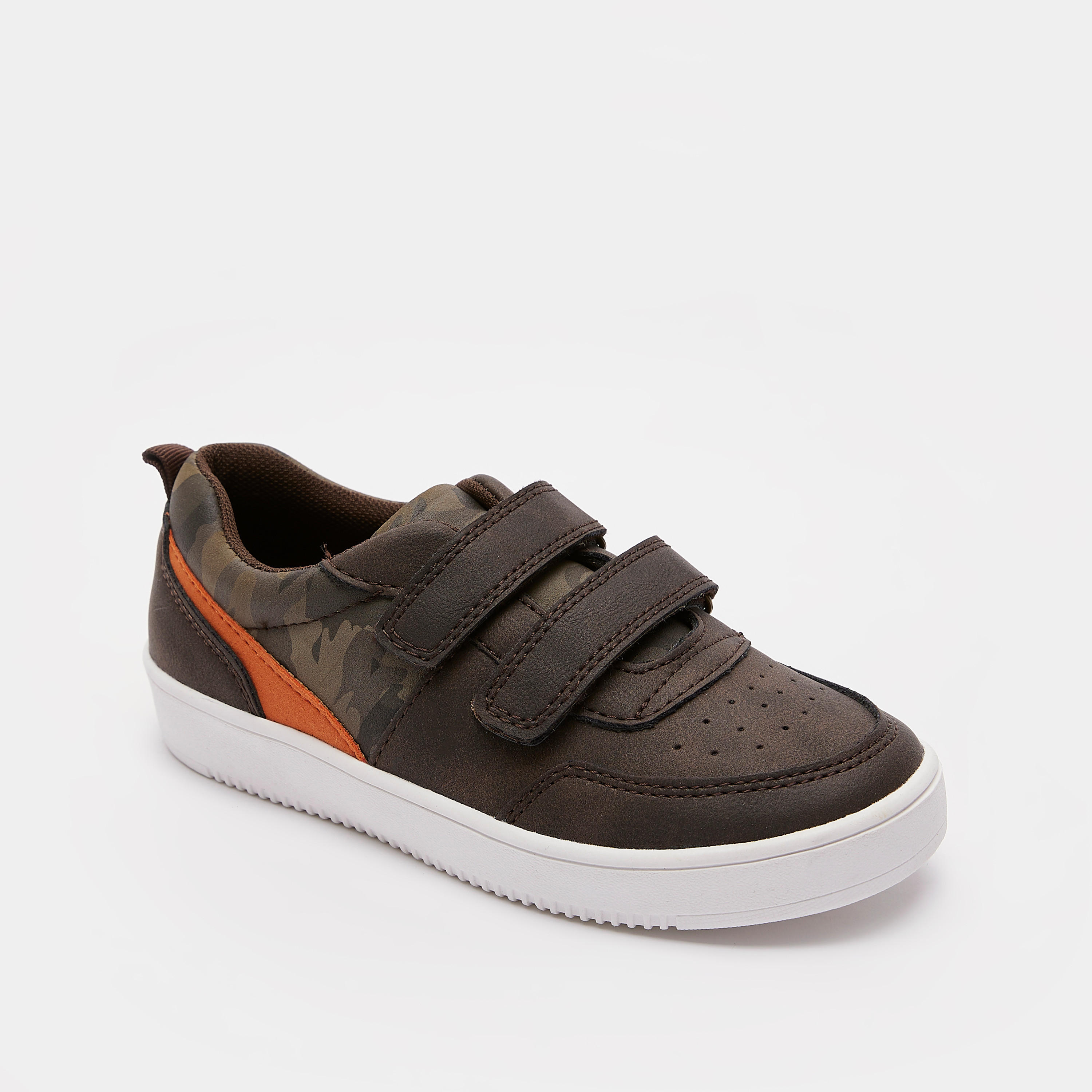 حذاء سنيكرز بشريط إغلاق لاصق وطبعات من مستر دوتشيني-boys-shoes-schoolshoes-image-2
