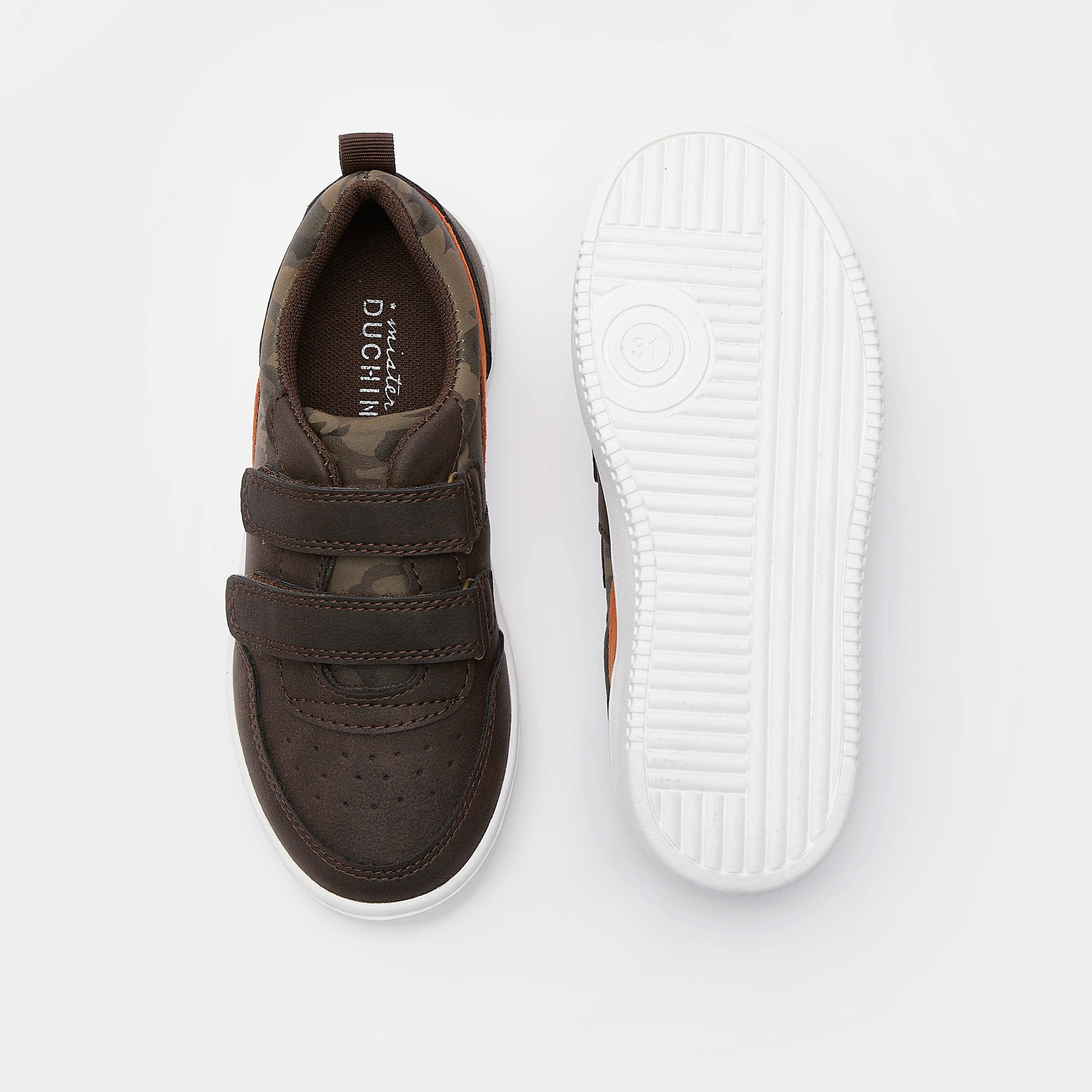حذاء سنيكرز بشريط إغلاق لاصق وطبعات من مستر دوتشيني-boys-shoes-schoolshoes-image-5