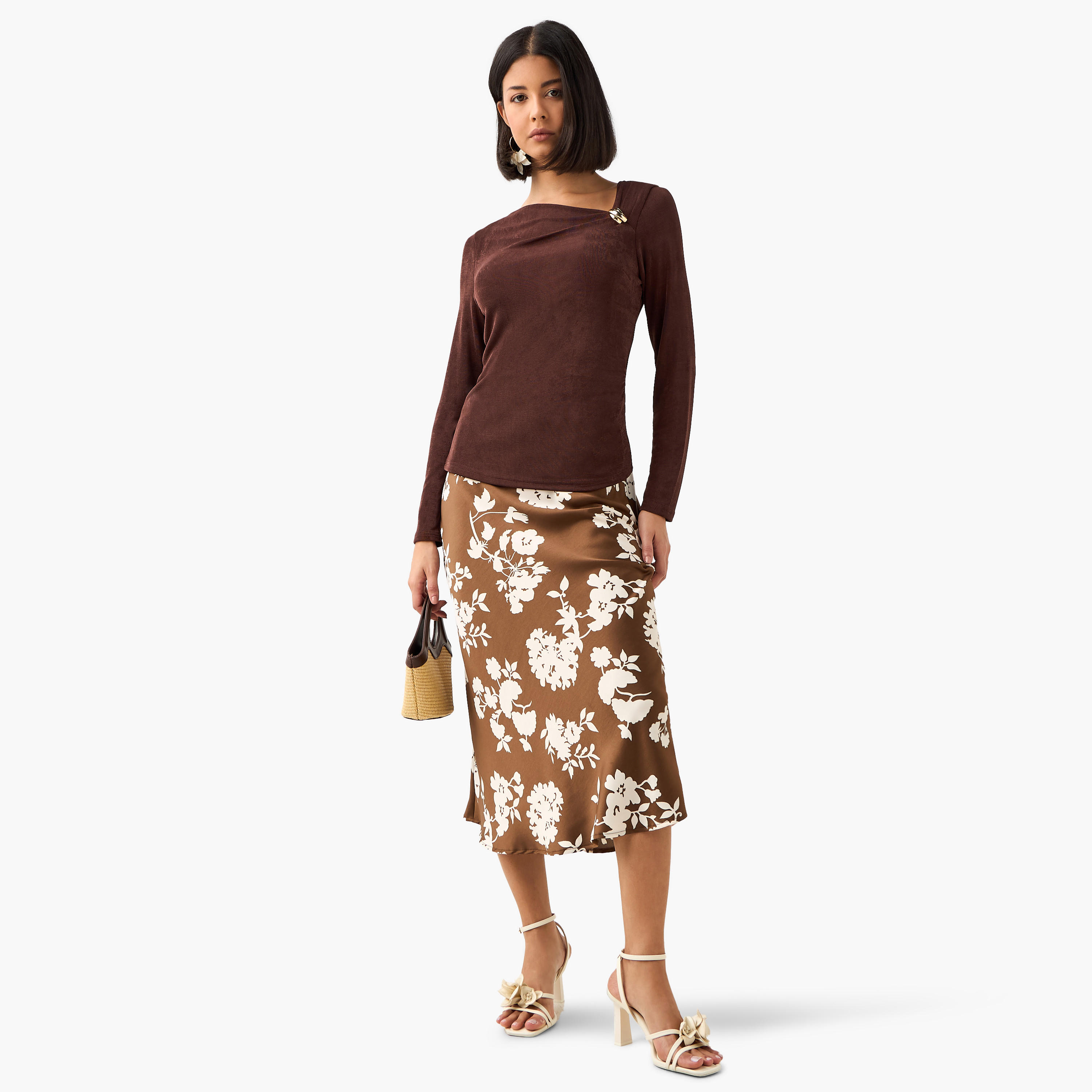 بلوزة محبوكة بحافة ميتاليك من سلينكي-women-clothing-shirtsandblouses-blouses-image-3