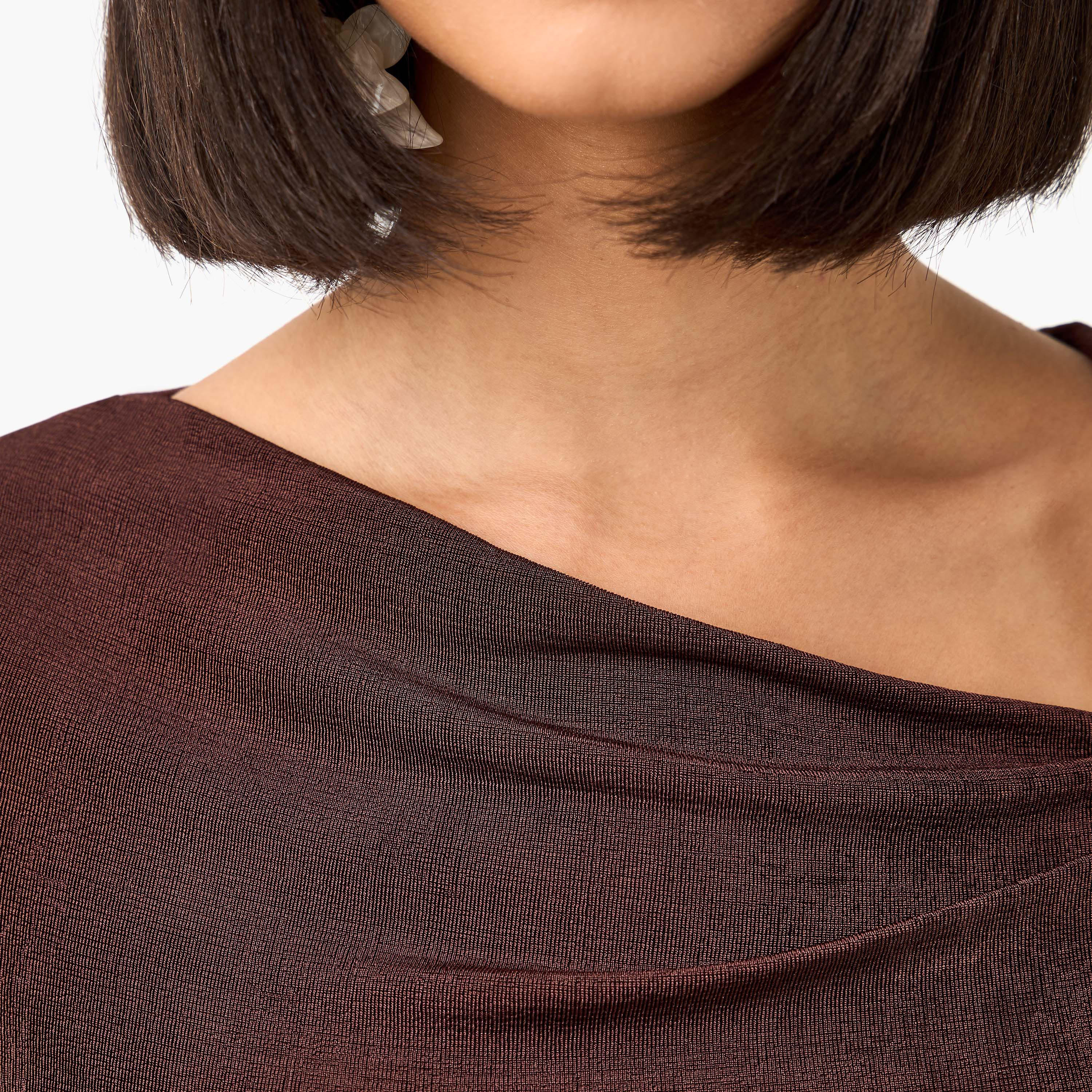 بلوزة محبوكة بحافة ميتاليك من سلينكي-women-clothing-shirtsandblouses-blouses-image-5