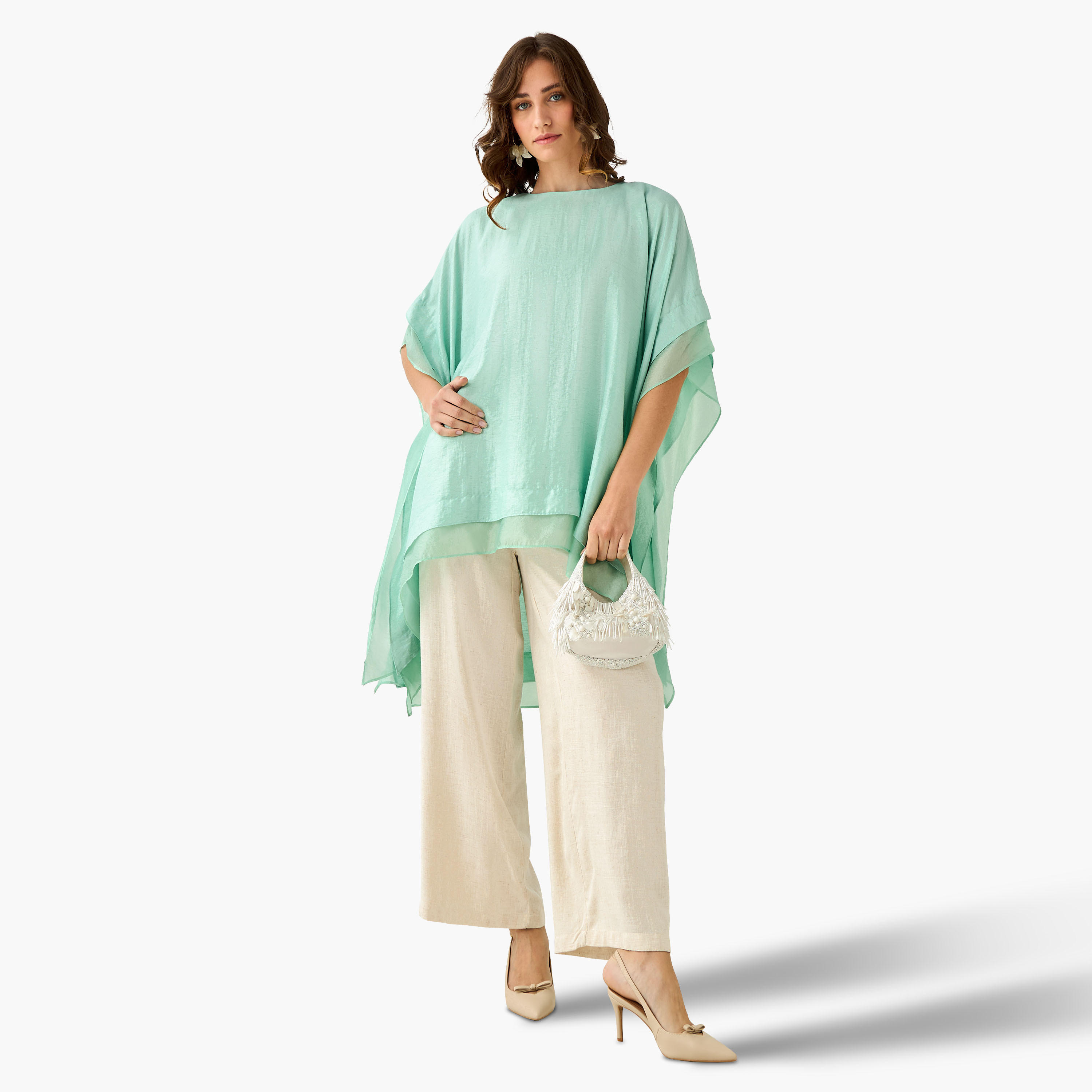بلوزة قفطان كريب-women-clothing-coordsets-image-4
