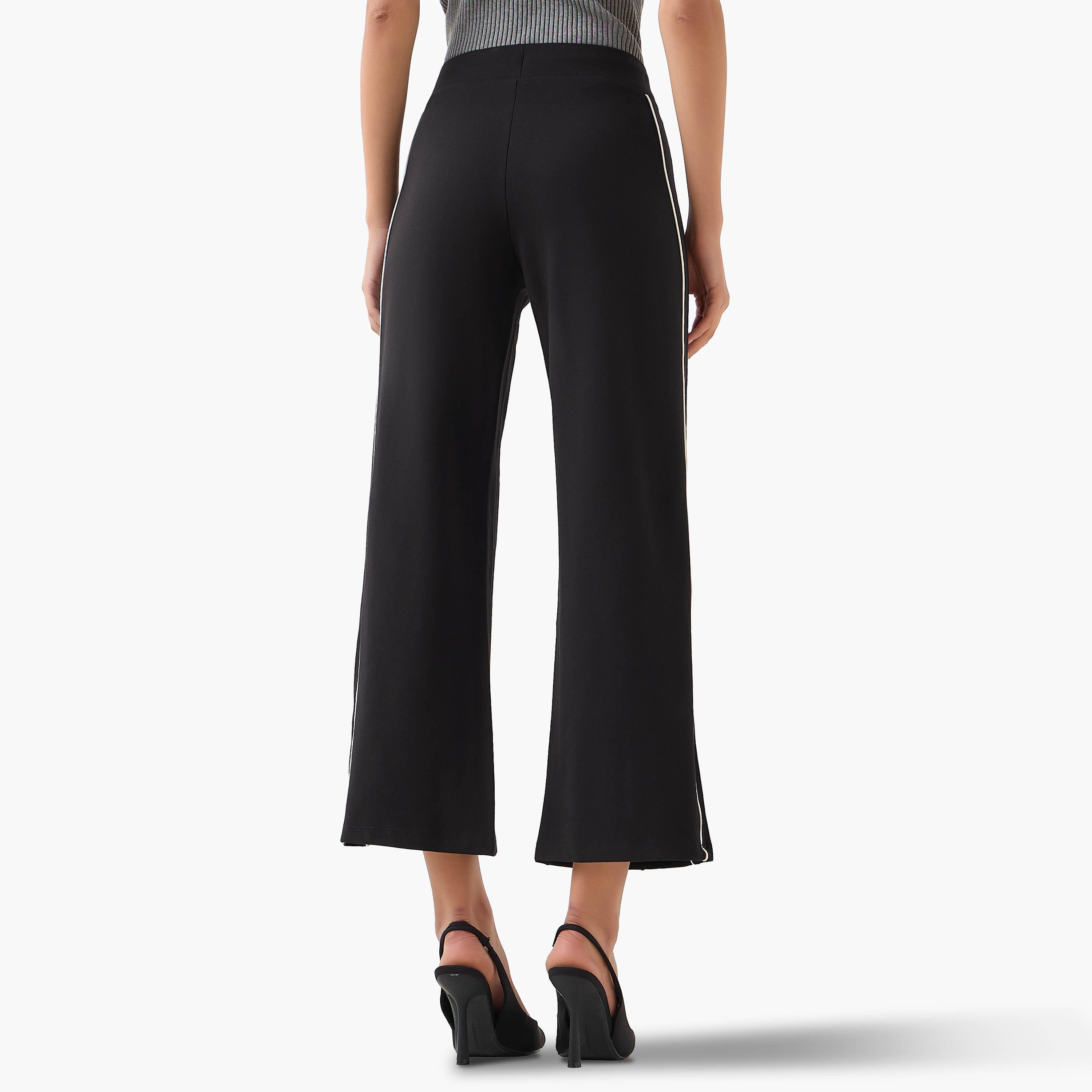 Ponte Straight Leg Trousers with Side Tape-women-clothing-bottoms-trousers-image-3