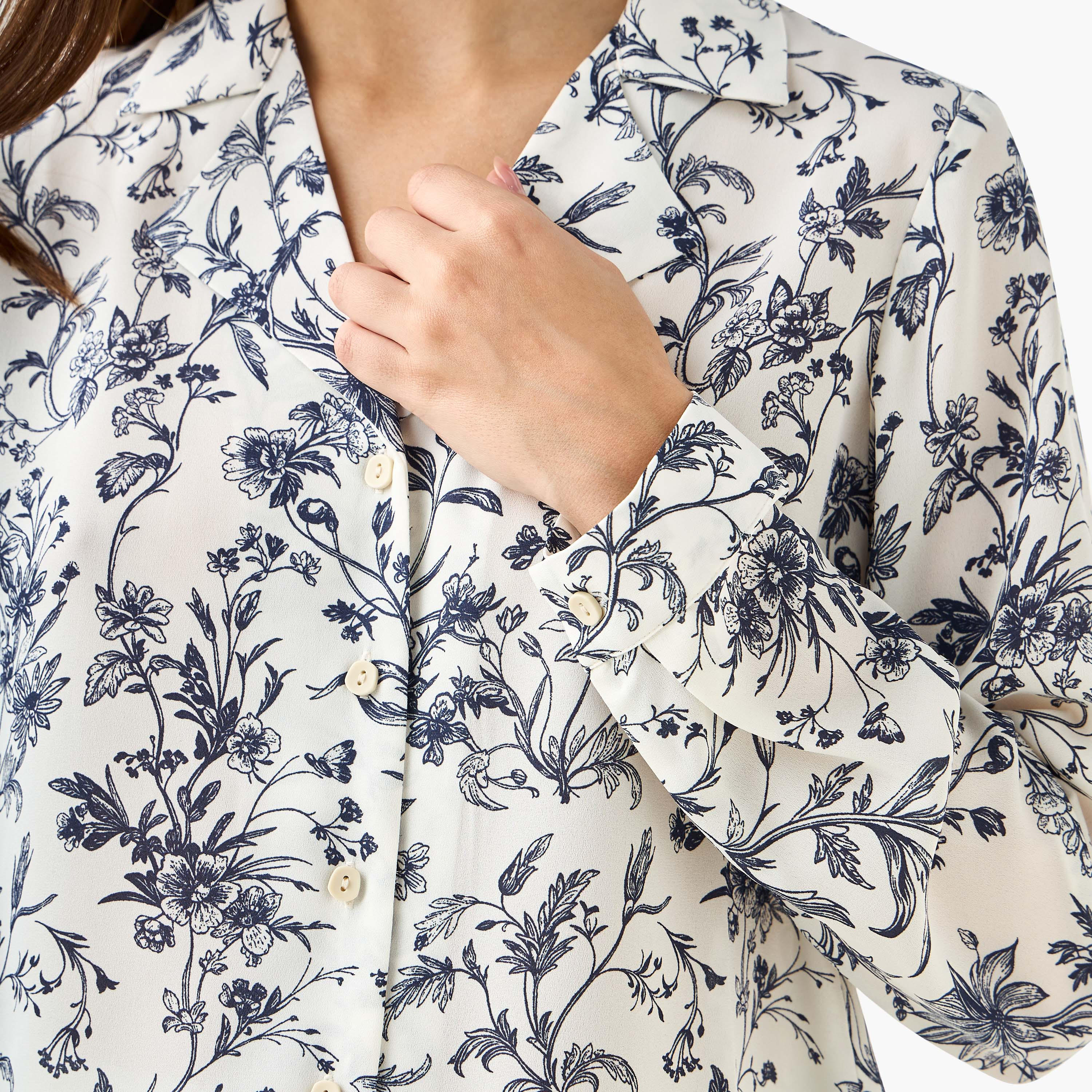 Shirt with Notch Collar-women-clothing-shirtsandblouses-shirts-image-4