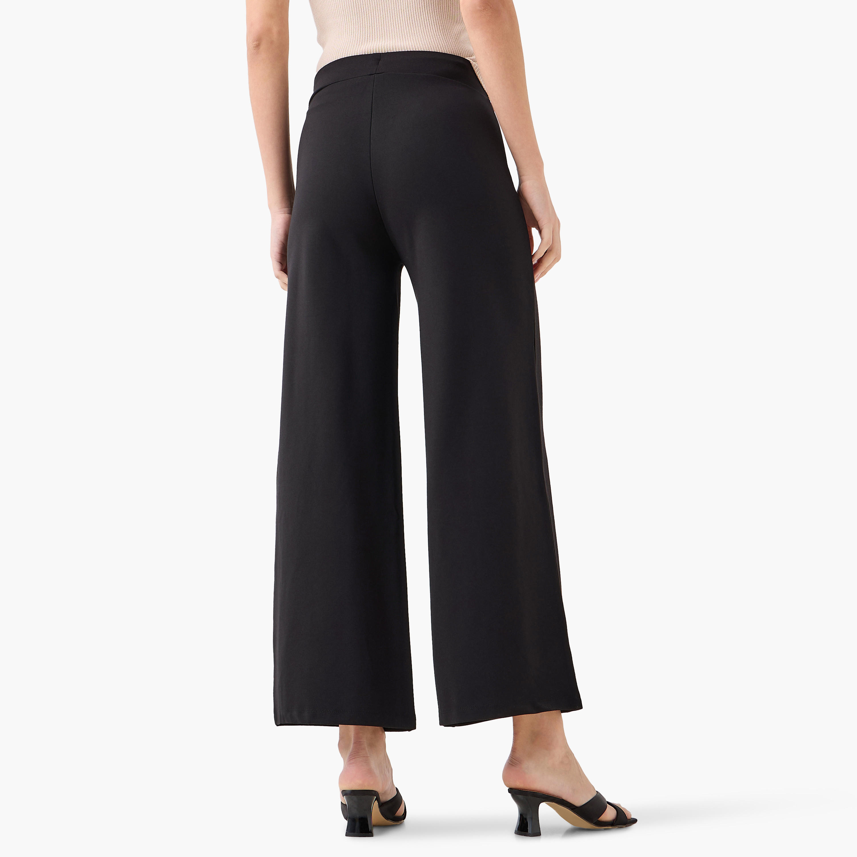 Drawstring Ponte Pants-women-clothing-bottoms-trousers-image-4