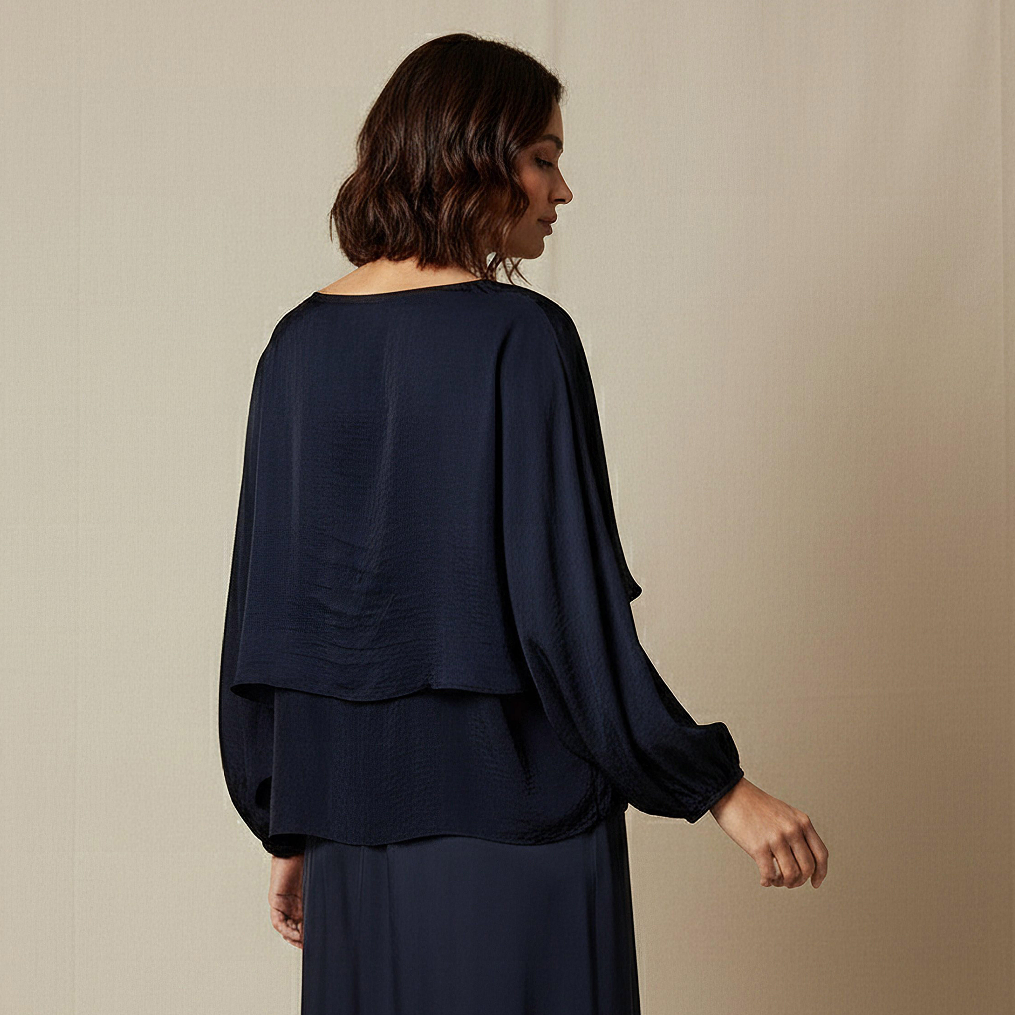 Regular Fit Layered Top with Boat Neck-women-clothing-shirtsandblouses-blouses-image-3