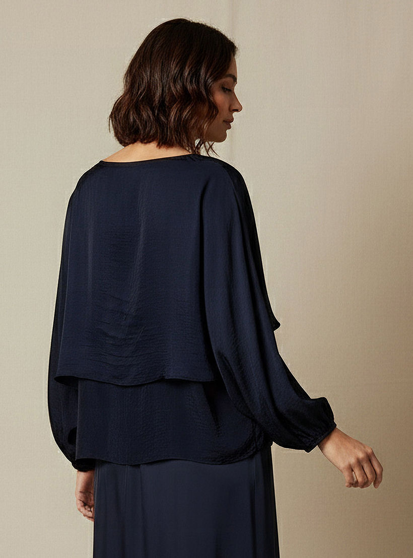 Regular Fit Layered Top with Boat Neck-women-clothing-shirtsandblouses-blouses-image-3