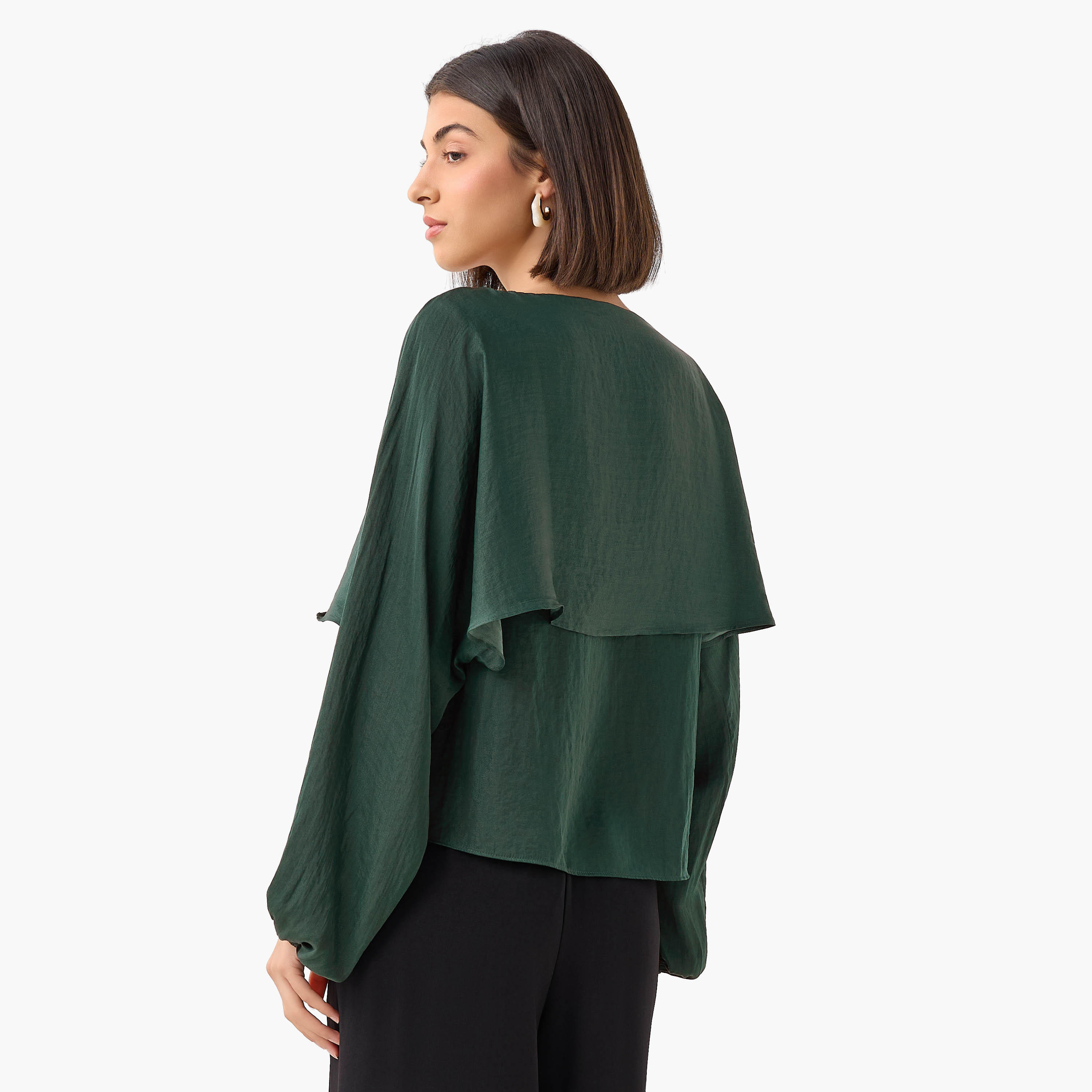 Regular Fit Layered Top with Boat Neck-women-clothing-shirtsandblouses-blouses-image-3