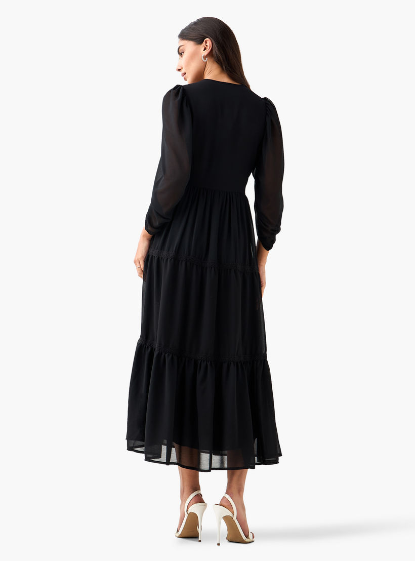 A-Line Tiered Women Dress Embroidered-women-clothing-dresses-image-4
