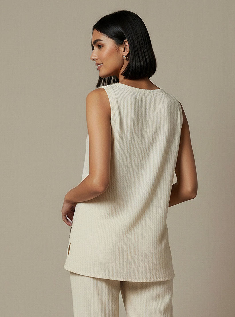 Regular Fit Top with Embellishment-women-clothing-coordsets-image-4