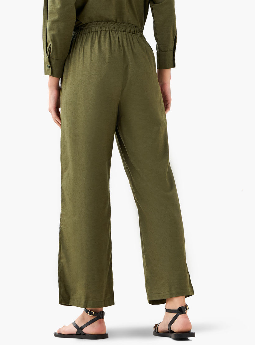 بنطلون واسع الساق بخصر مرن-women-clothing-coordsets-image-4