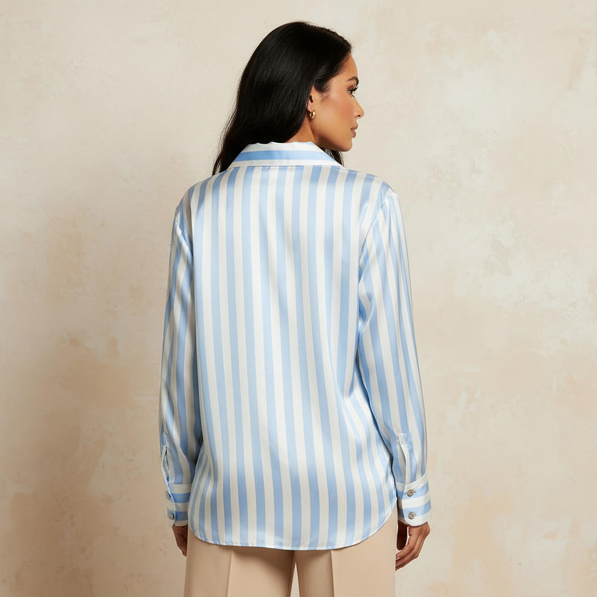 Splash Smart Satin Shirt with Stripes-women-clothing-shirtsandblouses-shirts-image-4