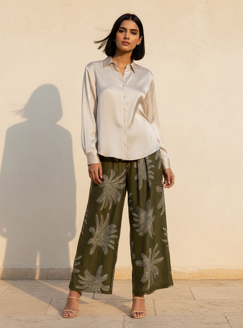 قميص ساتان من سبلاش سمارت-women-clothing-shirtsandblouses-shirts-image-3