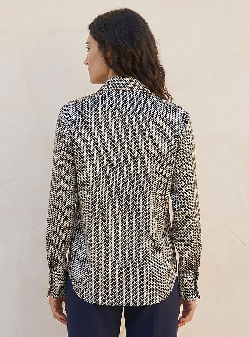 قميص مطبوع من الساتان - سبلاش سمارت-women-clothing-shirtsandblouses-shirts-image-4