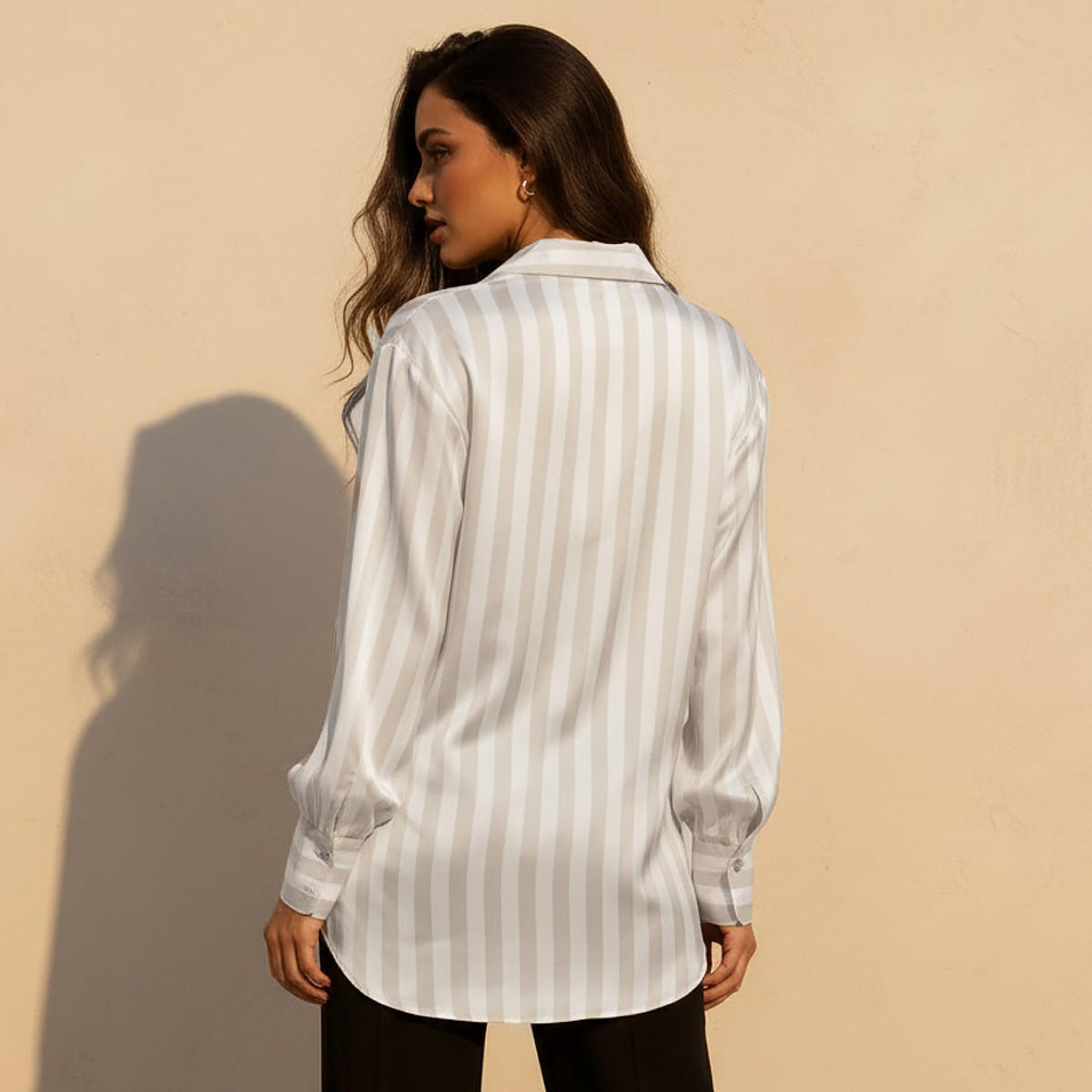قميص ساتان مخطط من سبلاش سمارت-women-clothing-shirtsandblouses-shirts-image-4