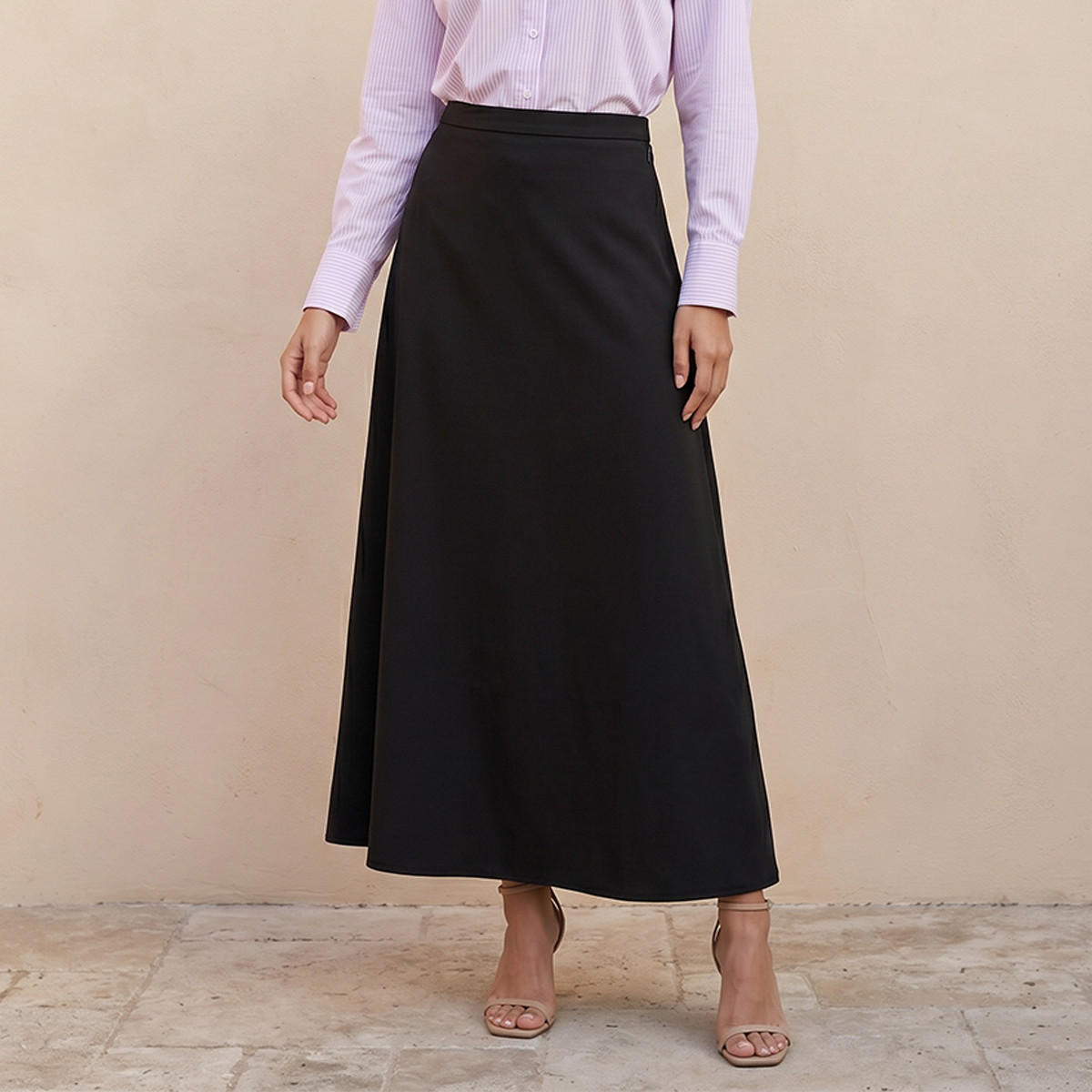 تنورة ماكسي إيه لاين من سبلاش سمارت-women-clothing-bottoms-skirts-image-1