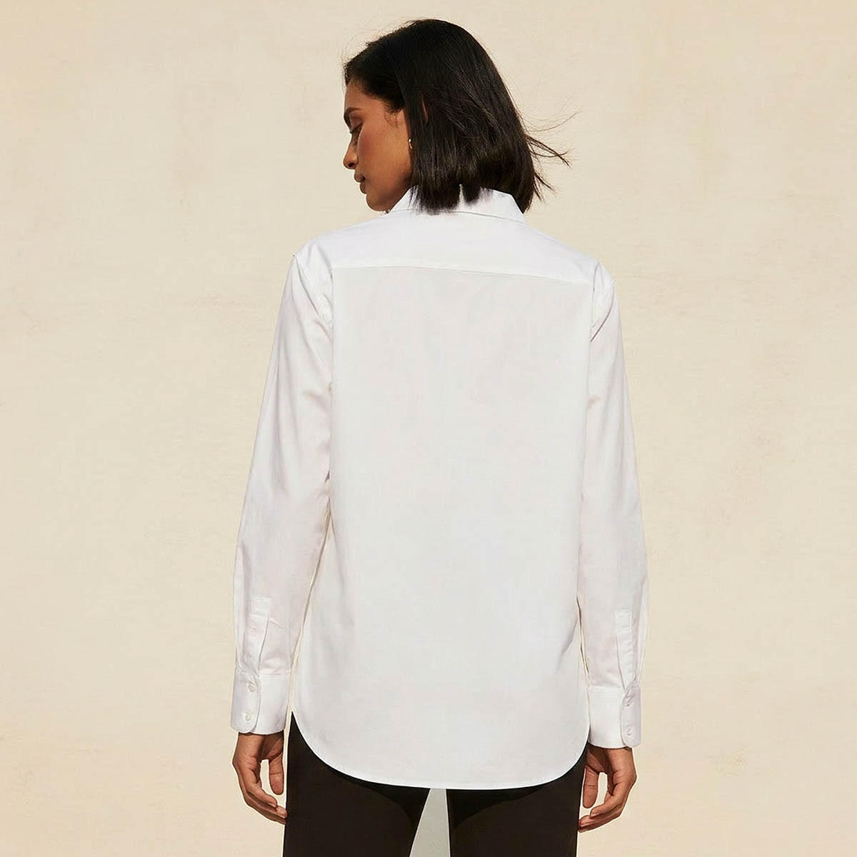 Shirt with High Low Hem-women-clothing-shirtsandblouses-shirts-image-4
