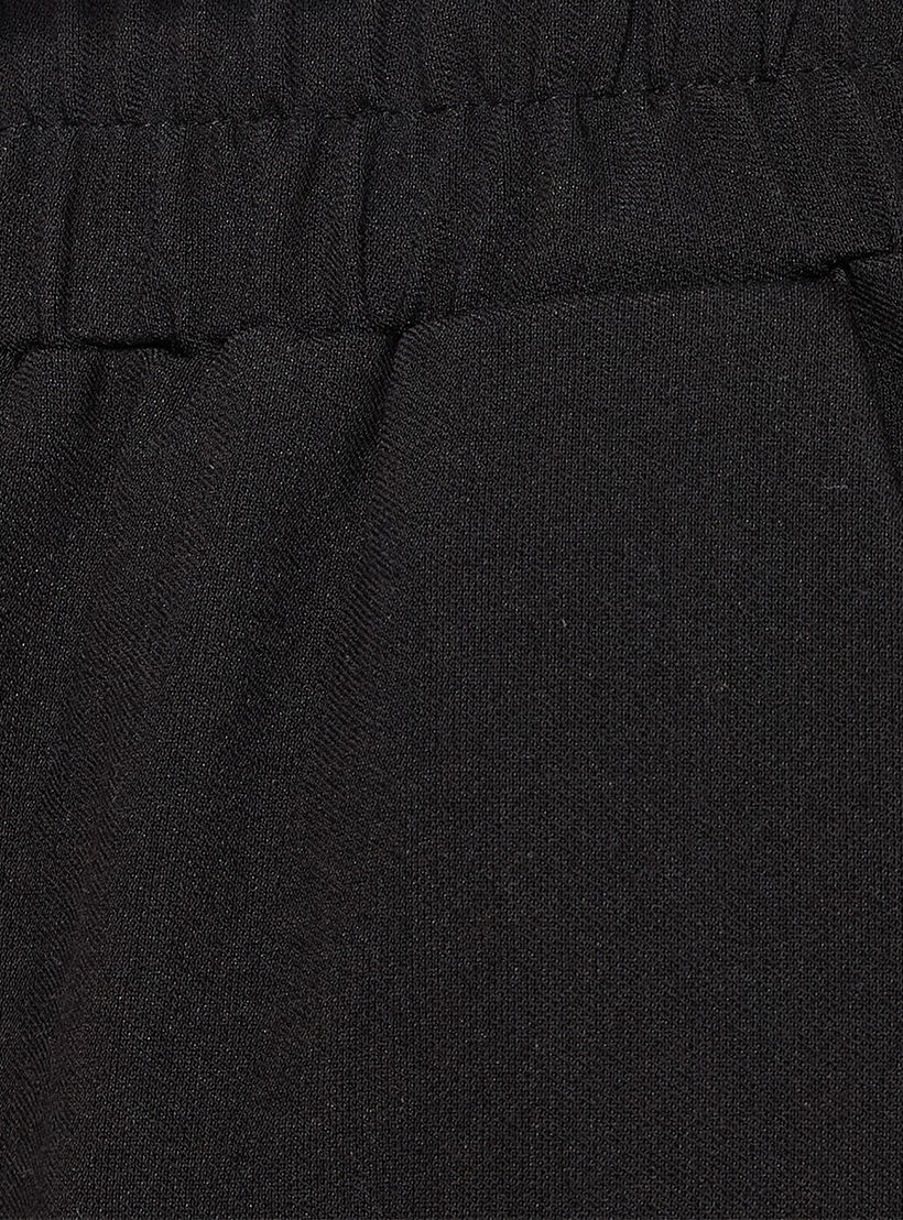 Elasticated Waist Turn Up Trousers-women-clothing-bottoms-trousers-image-2