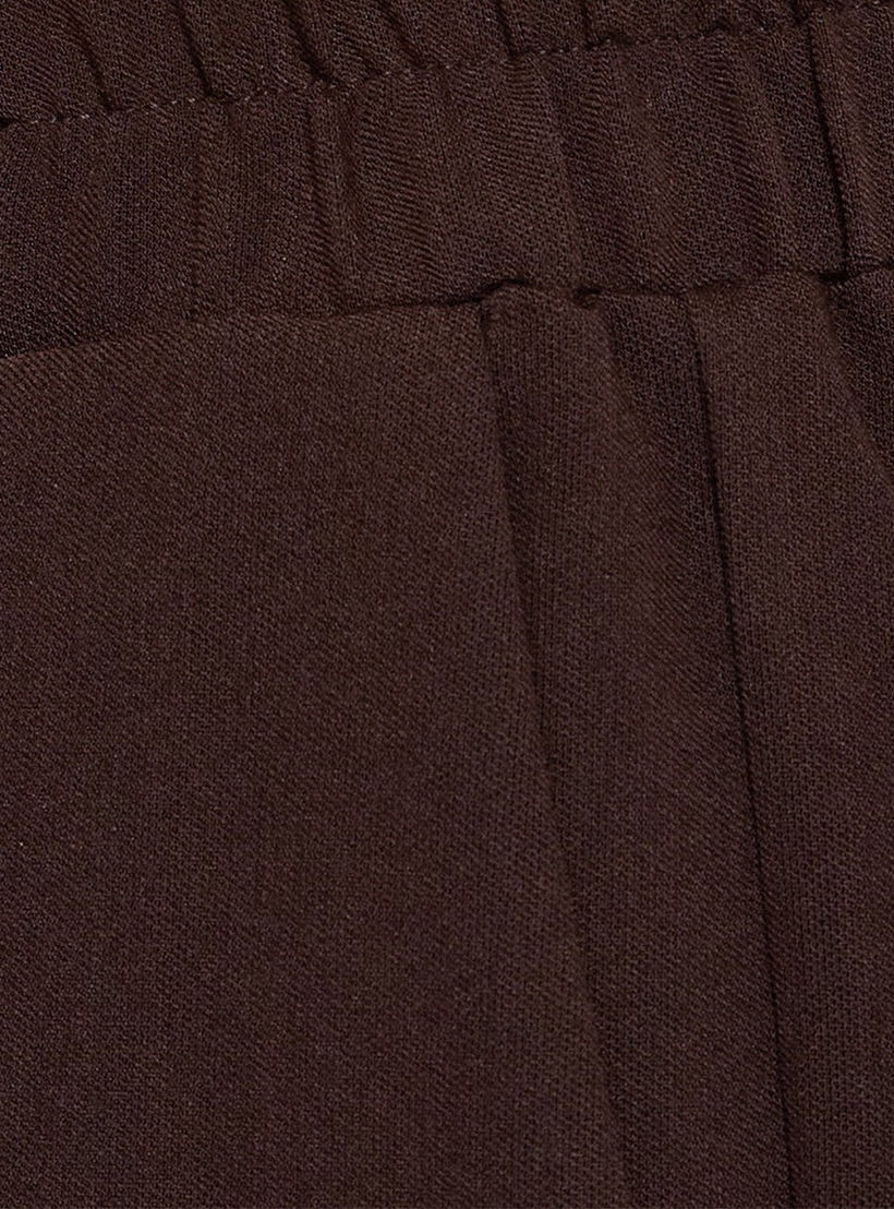 Elasticated Waist Turn Up Trousers-women-clothing-bottoms-trousers-image-2