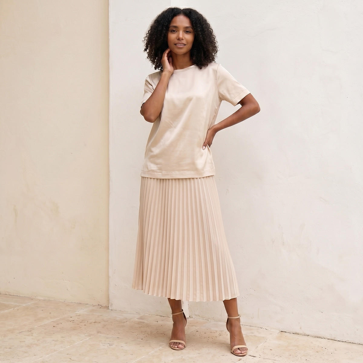 تيشيرت بياقة ضيقة من سبلاش سمارت-women-clothing-tshirts-image-3