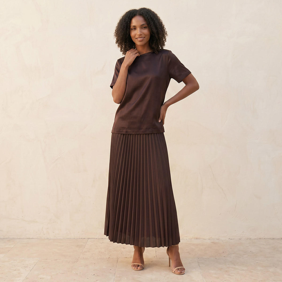 تيشيرت بياقة ضيقة من سبلاش سمارت-women-clothing-tshirts-image-3