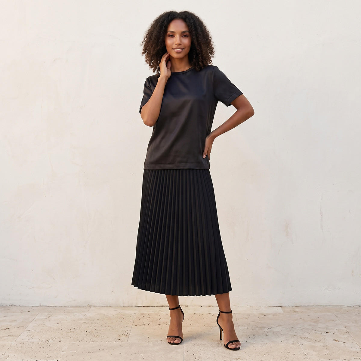 تيشيرت بياقة ضيقة من سبلاش سمارت-women-clothing-tshirts-image-3