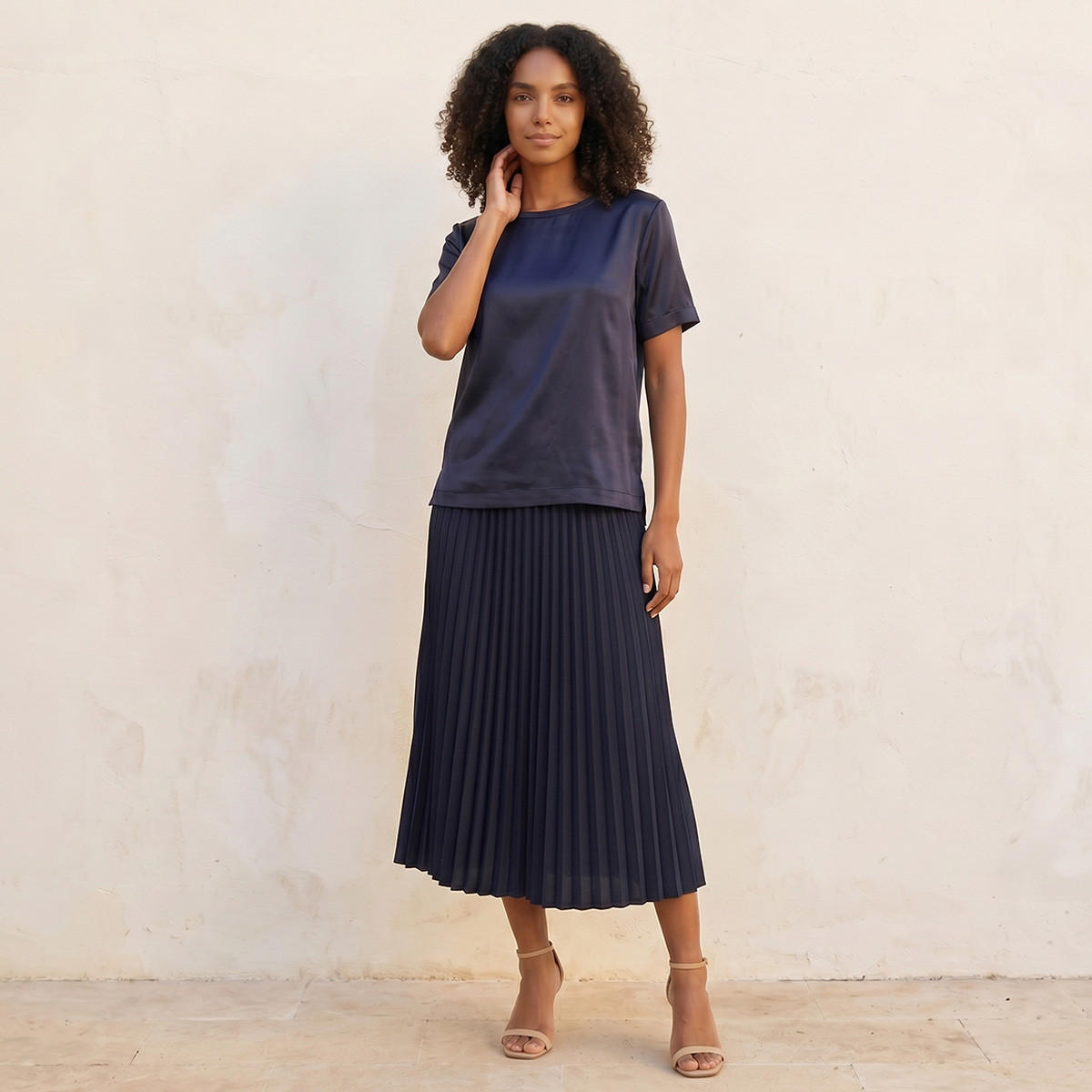 تيشيرت بياقة ضيقة من سبلاش سمارت-women-clothing-tshirts-image-3