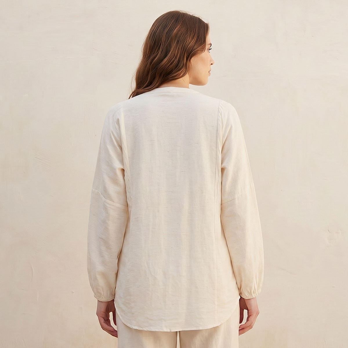 بلوزة كتان بطيات-women-clothing-coordsets-image-4