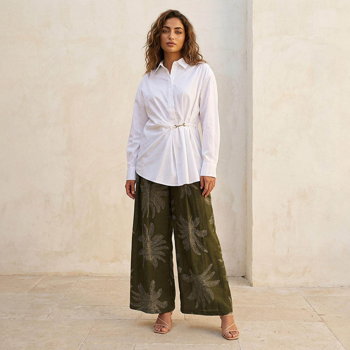 Cotton Shirt with Pleats-women-clothing-shirtsandblouses-shirts-image-3